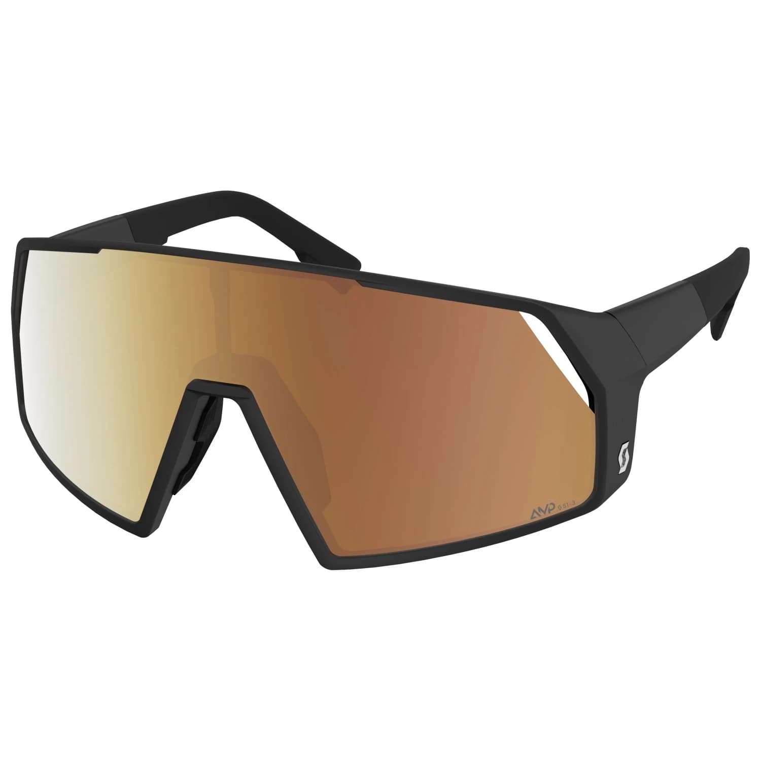 Очила за колоездене Scott Sunglasses Pro Shield Light Sensitive S1-3 Cycling glasses - Black / Glas: AMP Gold Chrome