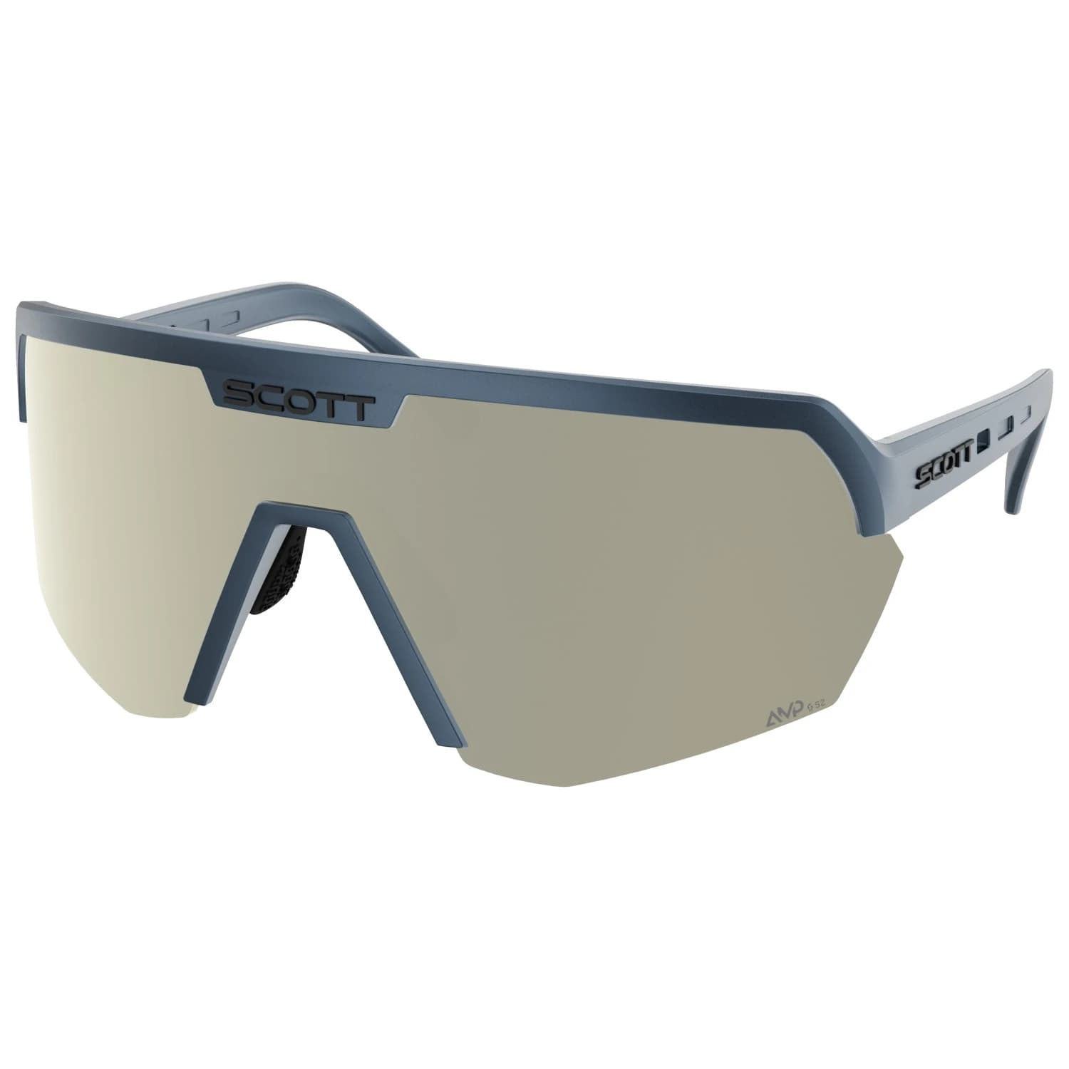 Очила за колоездене Scott Sunglasses Sport Shield S2 Cycling glasses - Metallic Blue / Glas: AMP White Chrome