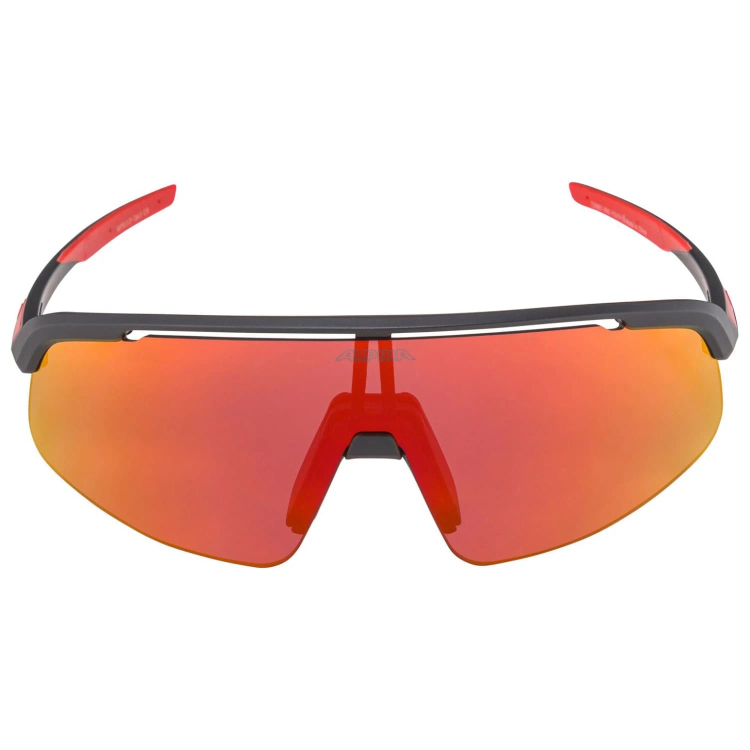 Слънчеви очила Alpina Youth's Turbo Pro Mirror S3 Sunglasses - Black Matt / Red Mirror