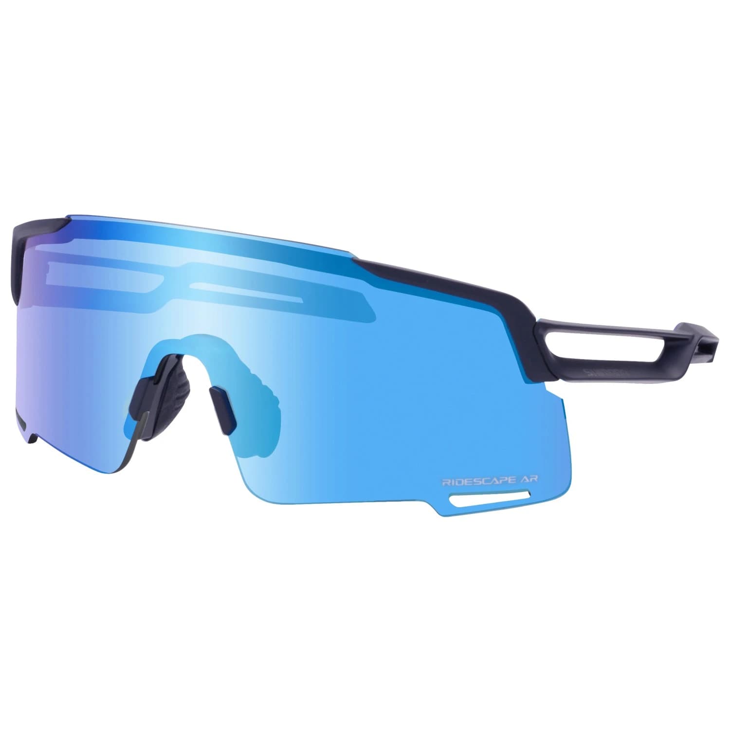 Очила за колоездене Shimano Equinox 5 Allroad S2 Cycling glasses - Matte Black / Blue / Green