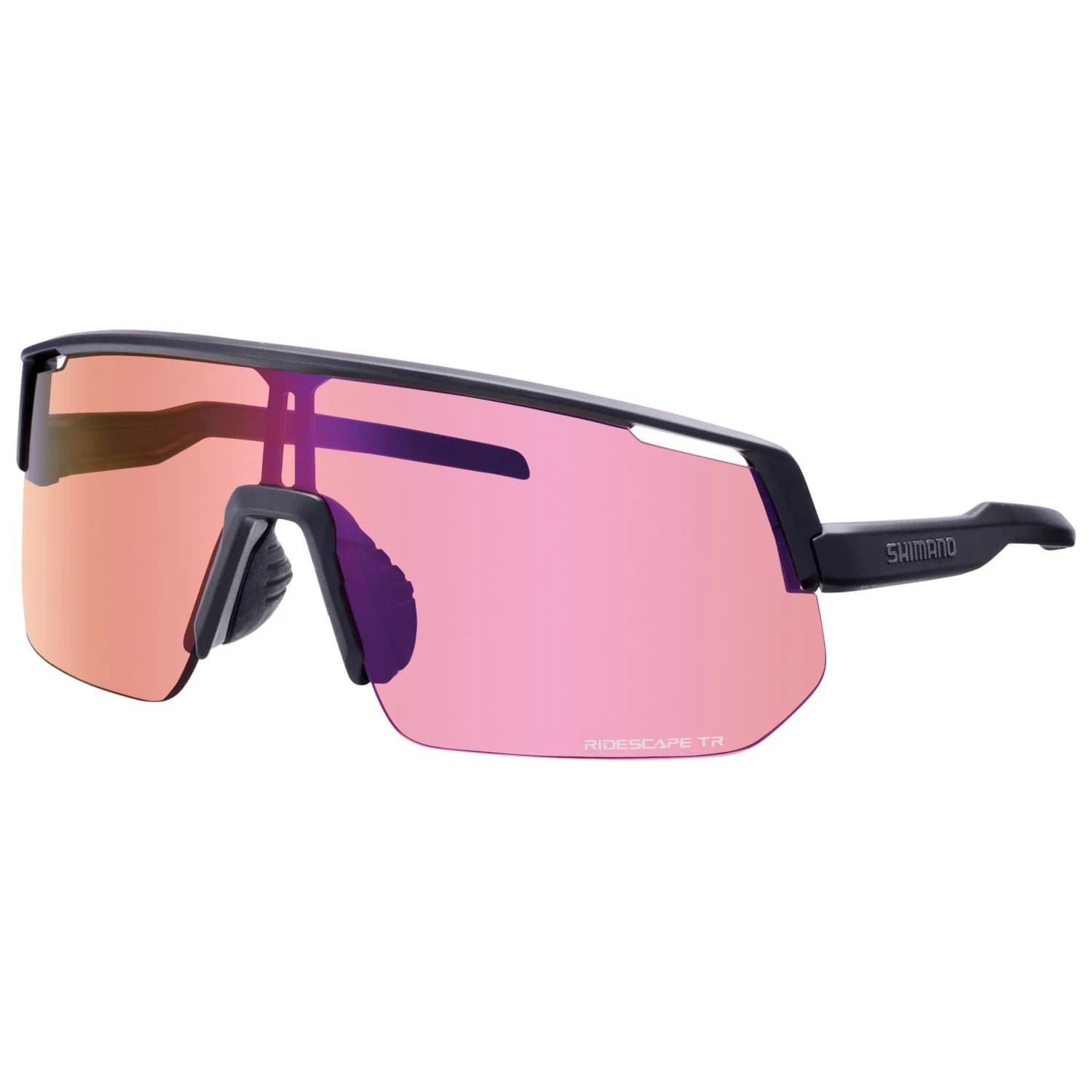 Очила за колоездене Shimano Technium L Trail S2 Cycling glasses - Matte Black / Purple