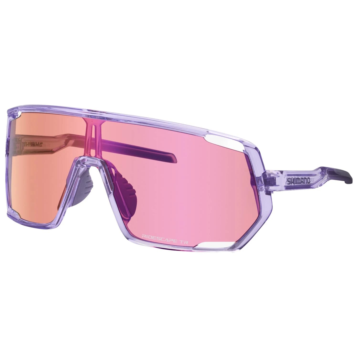 Очила за колоездене Shimano Technium Trail S2 Cycling glasses - Transparent Lilac / Purple