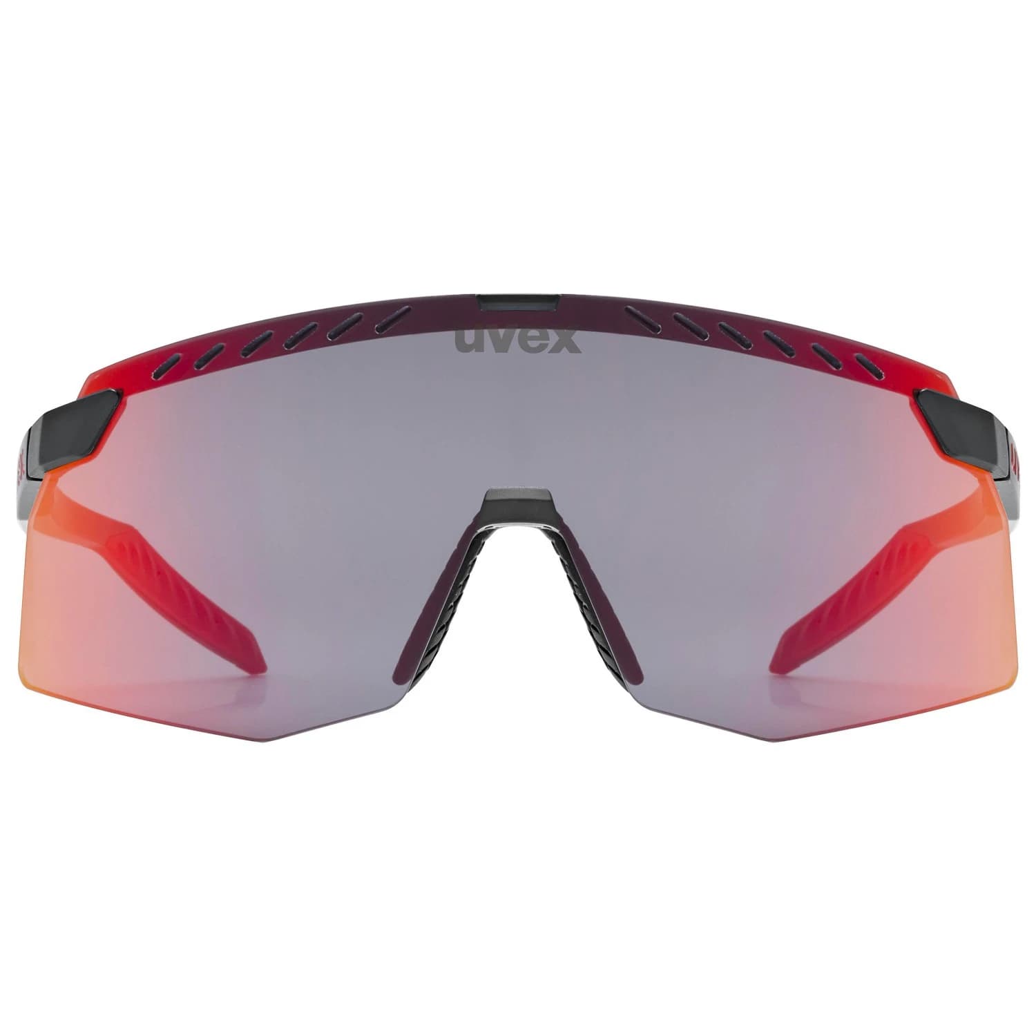 Очила за колоездене Uvex Pace Stage Supravision Cat. 2 Cycling glasses - Black Matt / Mirror Red