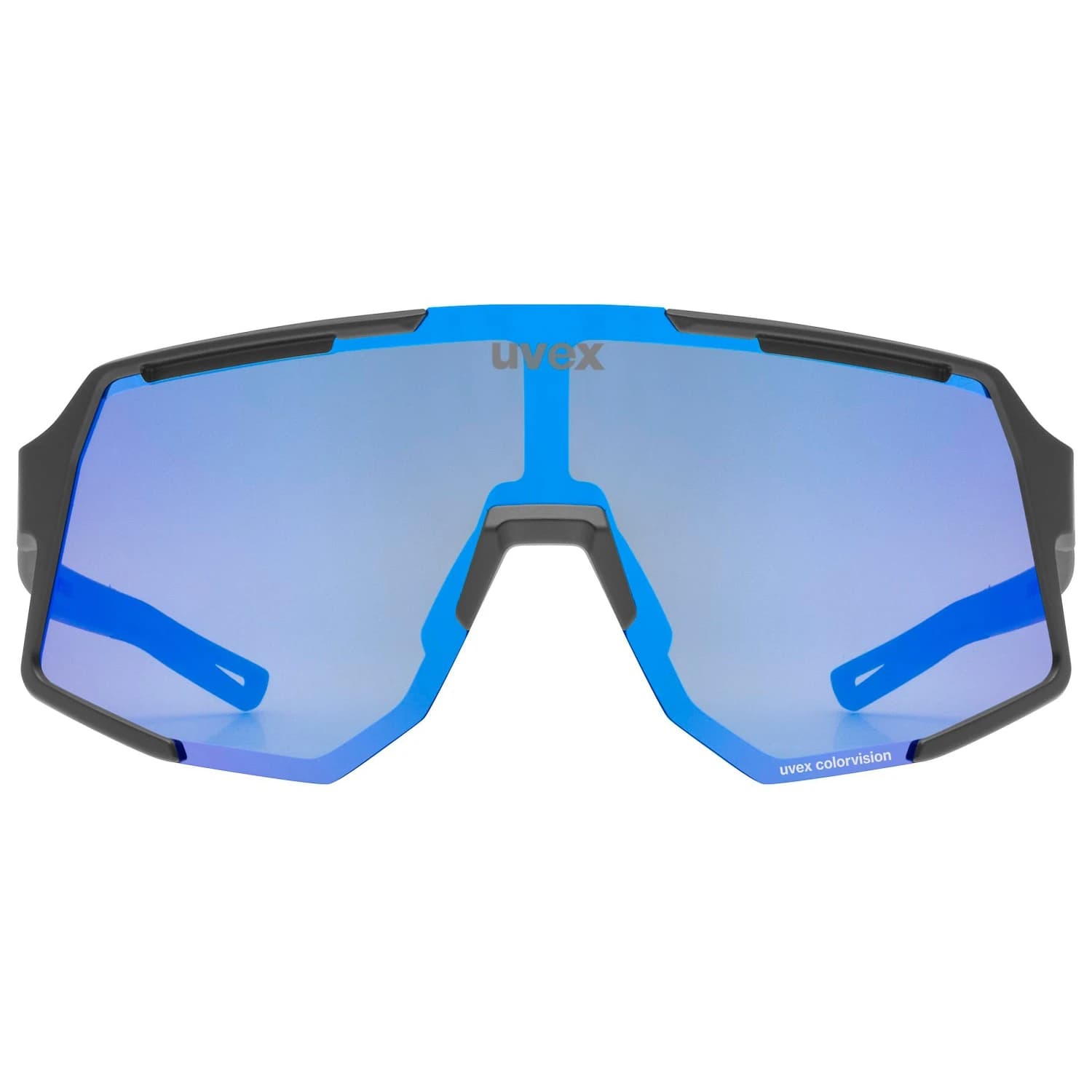 Очила за колоездене Uvex Sequenze Colorvision Cat. 2 Cycling glasses - Black Matt / Mirror Blue