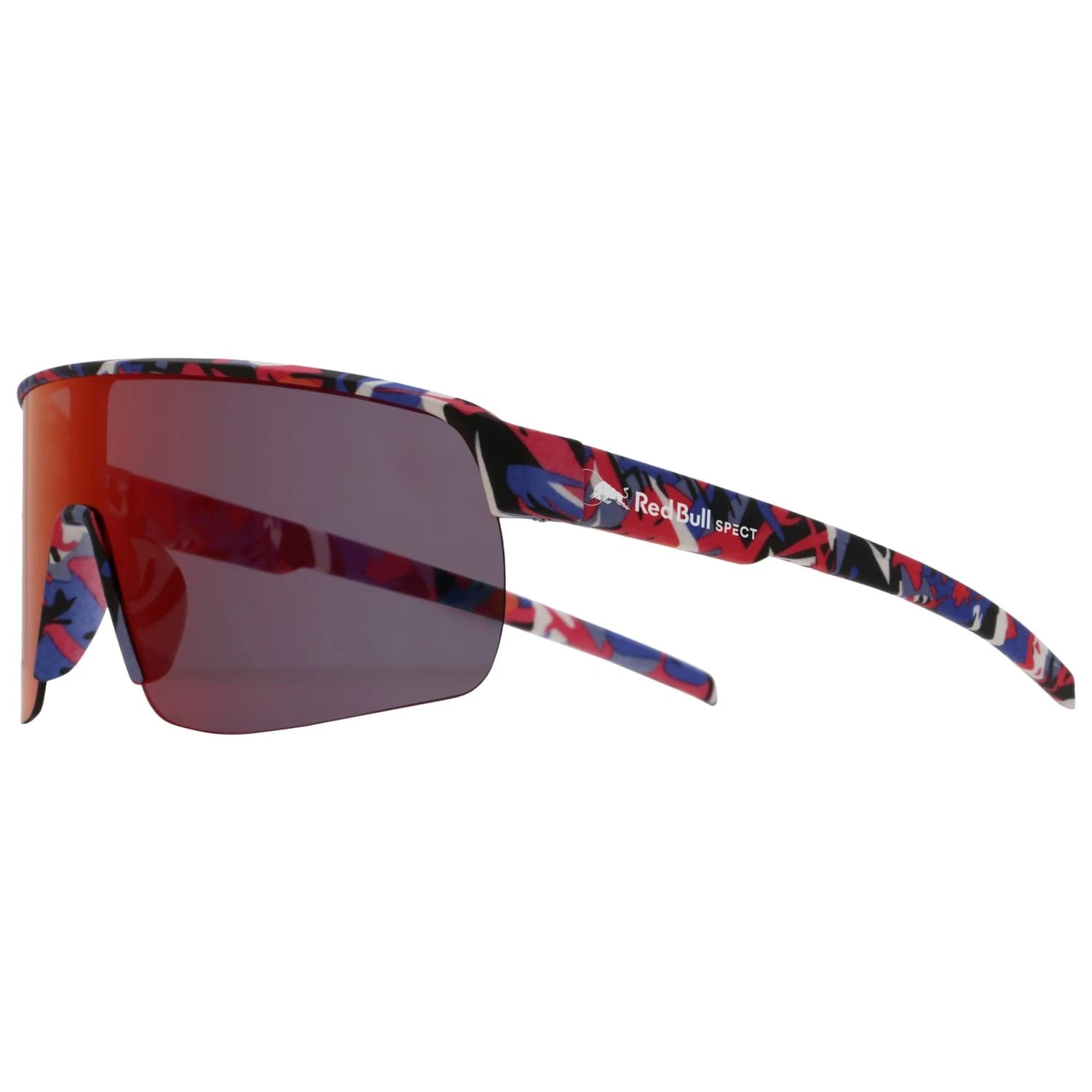 Очила за колоездене Red bull spect Dakota S3 Cycling glasses - Matt Blue Burgundy / Smoke Red Mirror
