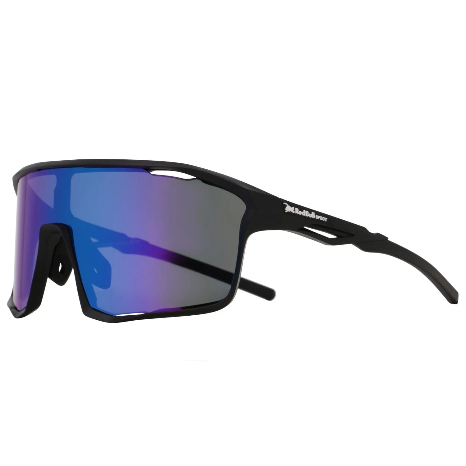 Очила за колоездене Red bull spect Rumble S3 Cycling glasses - Matt Black / Smoke Green Purple Mirror