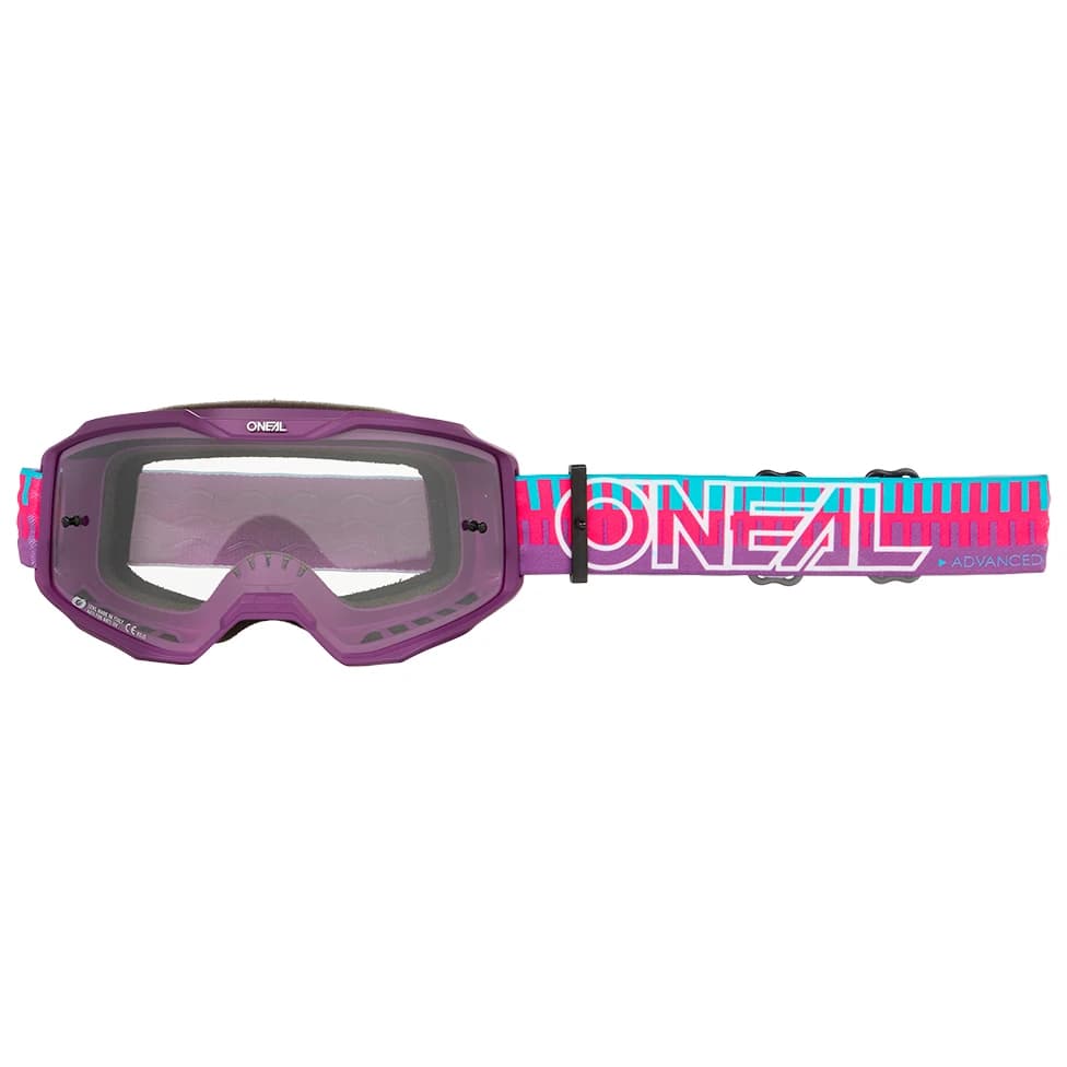 Маска O'neal B-10 Goggle Striped Goggles - Pink / Purple