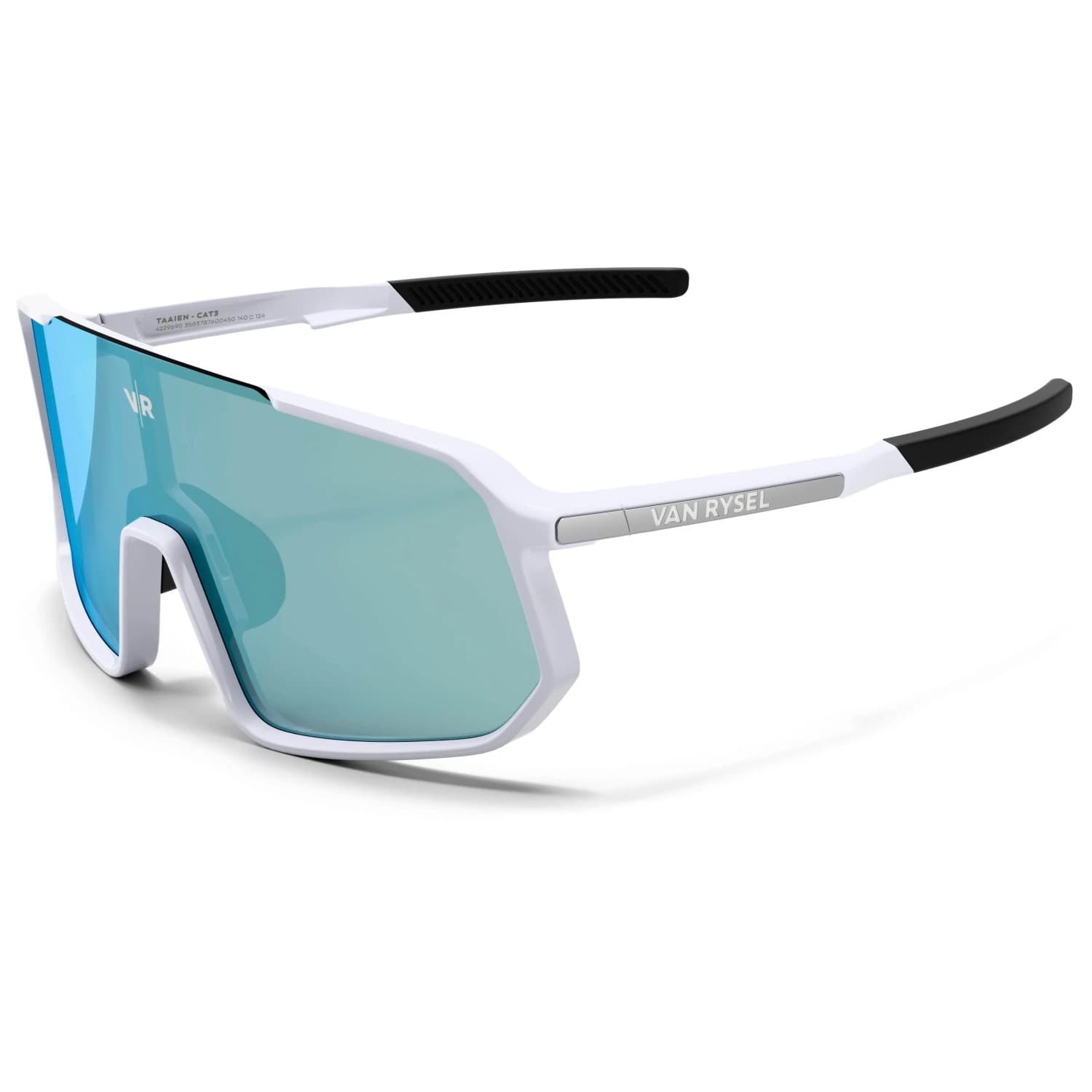 Очила за колоездене Van rysel Taaien S3 Cycling glasses - White Blue / Smoke Lagoon