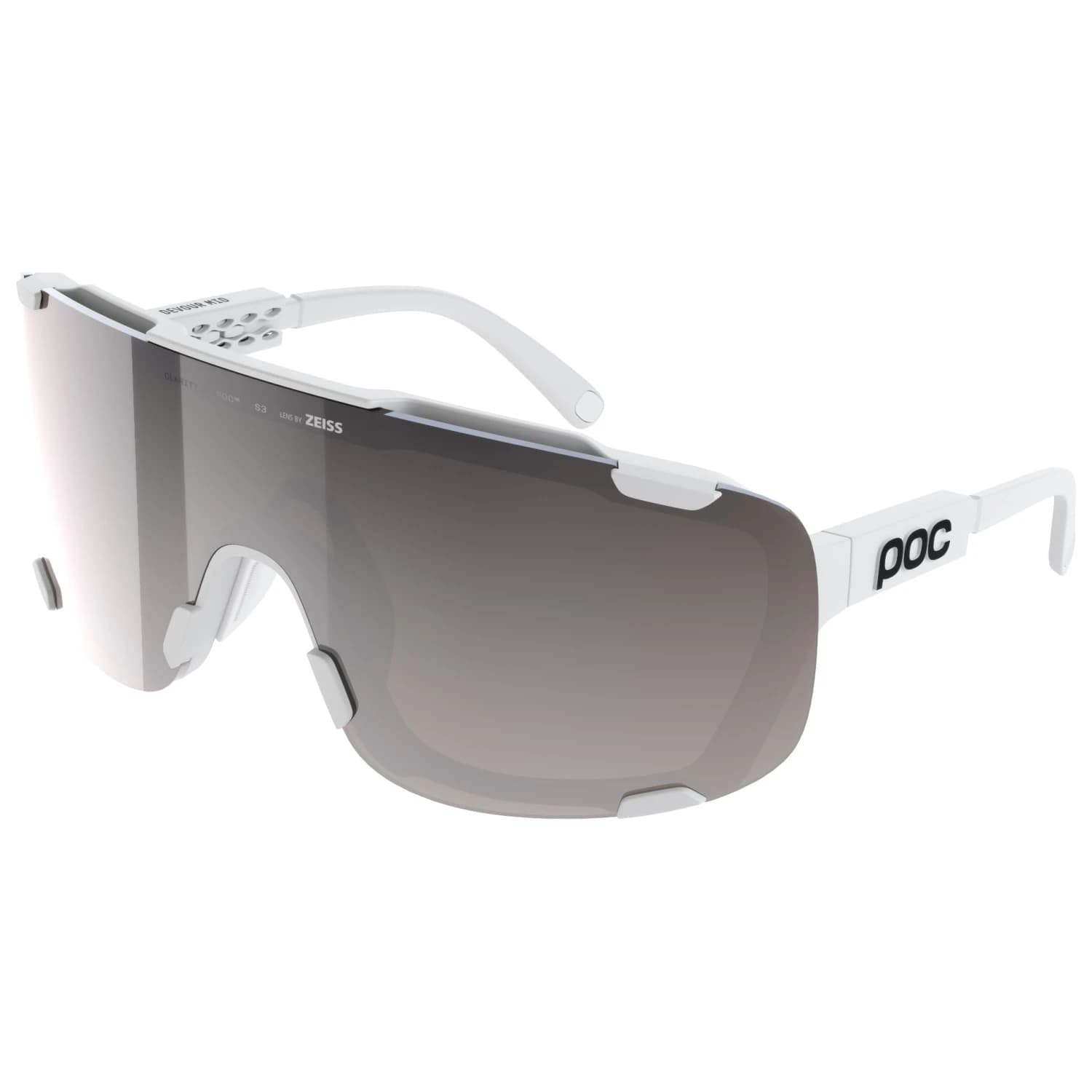 Очила за колоездене Poc Devour Mid + S3 Cycling glasses - Hydrogen White / Clarity Road/Sun Silver