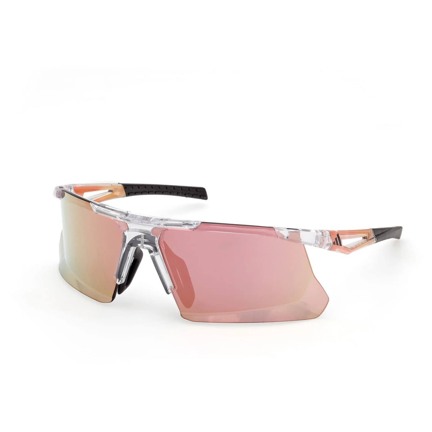 Мъжки очила Adidas eyewear Dunamis BI Mirror S3 Running glasses - Crystal / Violet Mirror