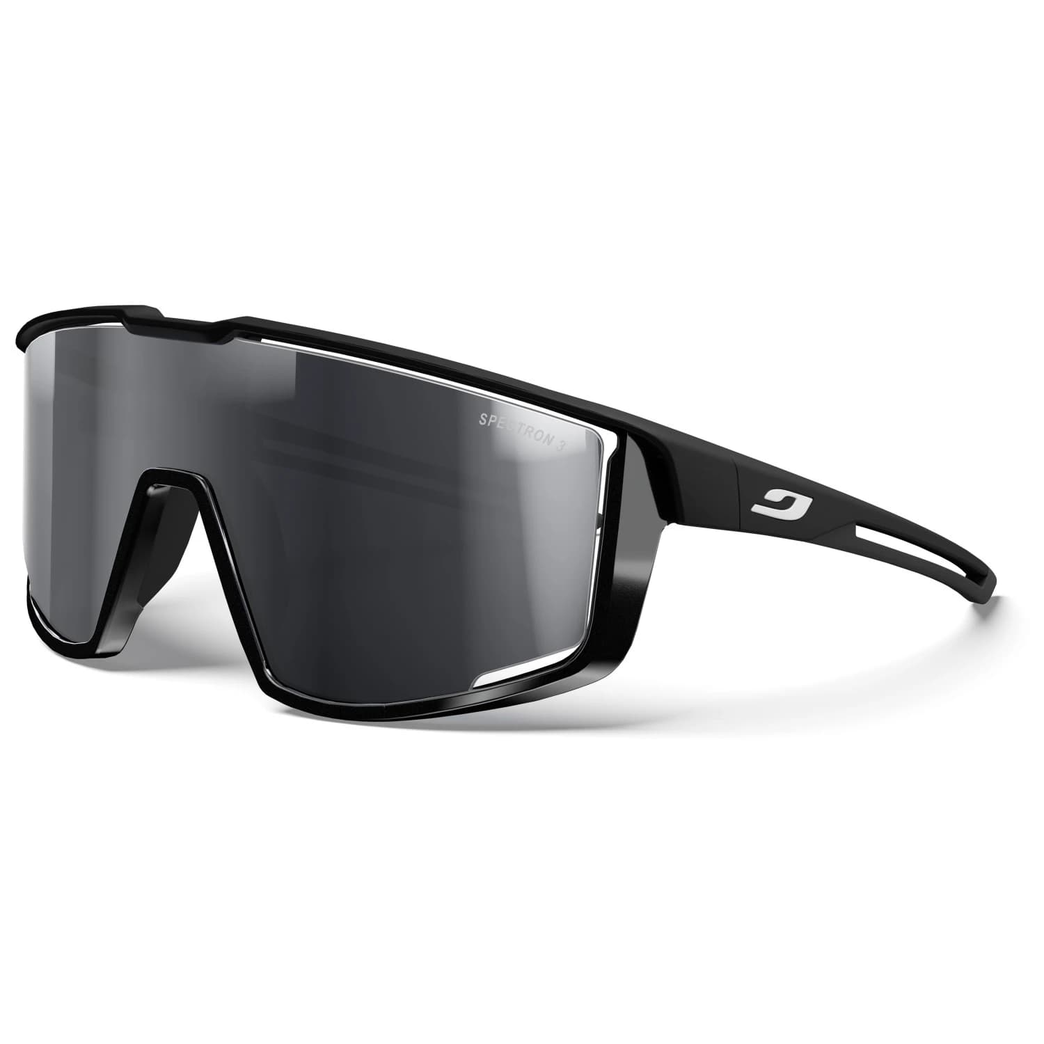 Очила за колоездене Julbo Fury Spectron S3 Cycling glasses - Black / Smokegrey / Light Silver Flash