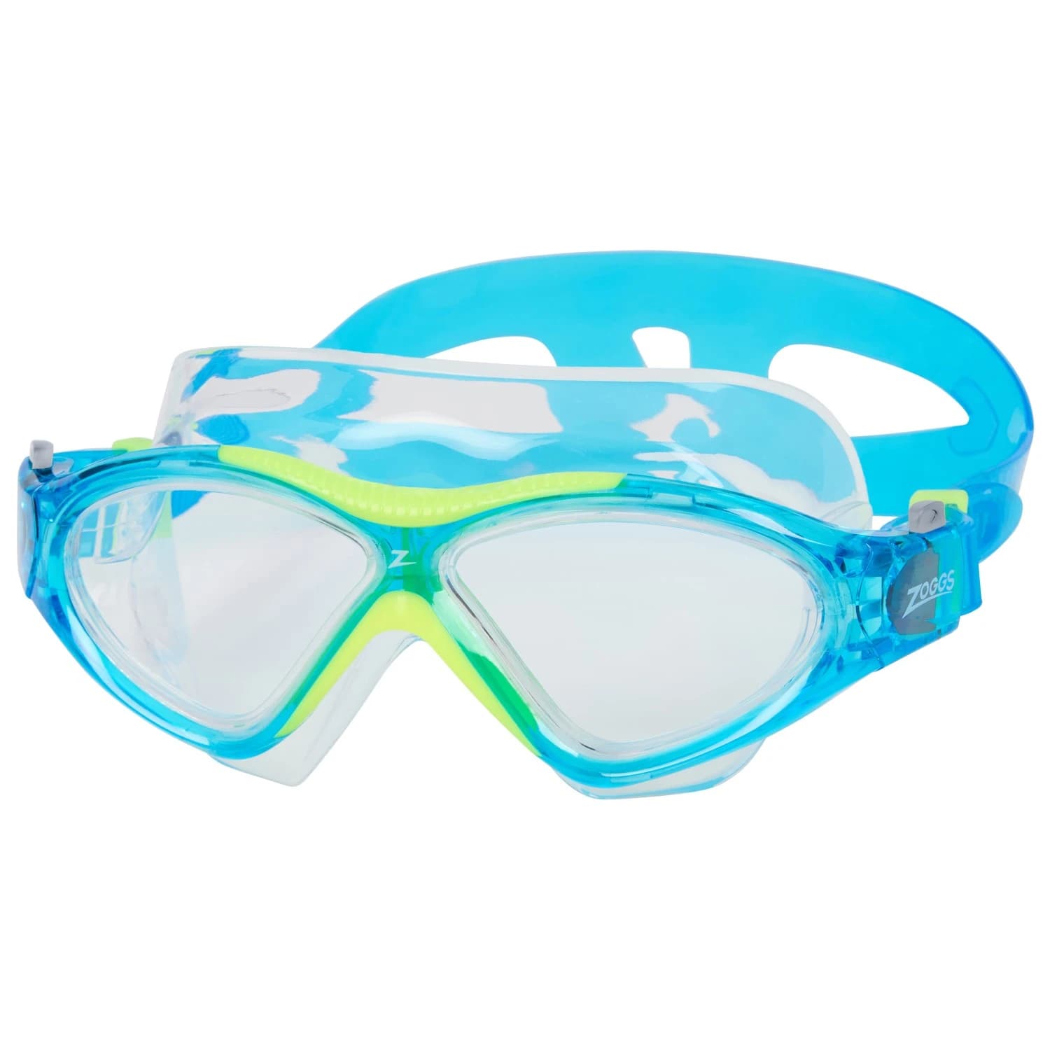 Детски плувни очила Zoggs Kid's Super Seal Mask Swimming goggles - Light Blue / Yellow