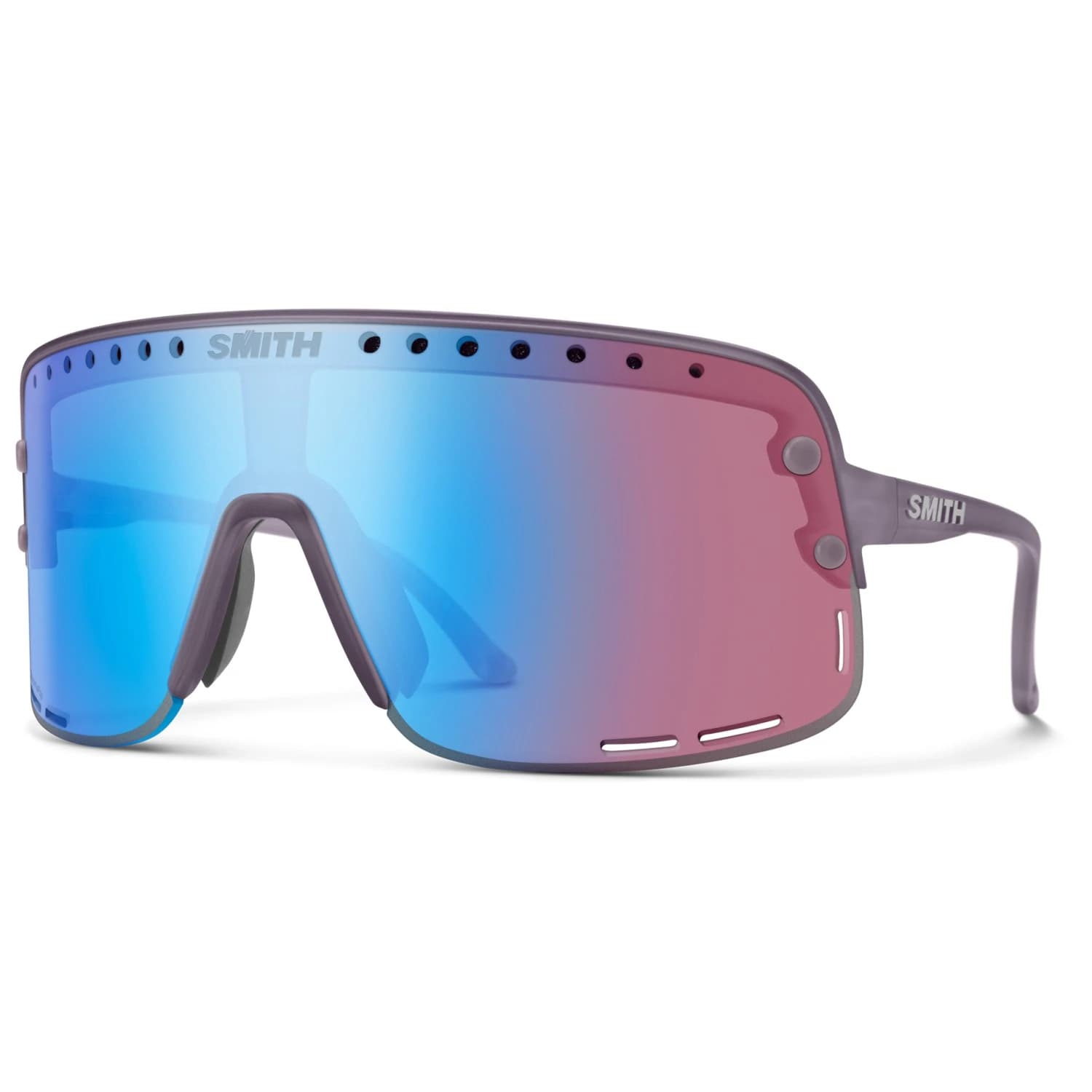 Очила за колоездене Smith Ultralite ChromaPop Mirror S1 Cycling glasses - ChromaP. Low Light Rose Blue Mirror/Matte Meteorite Crystal
