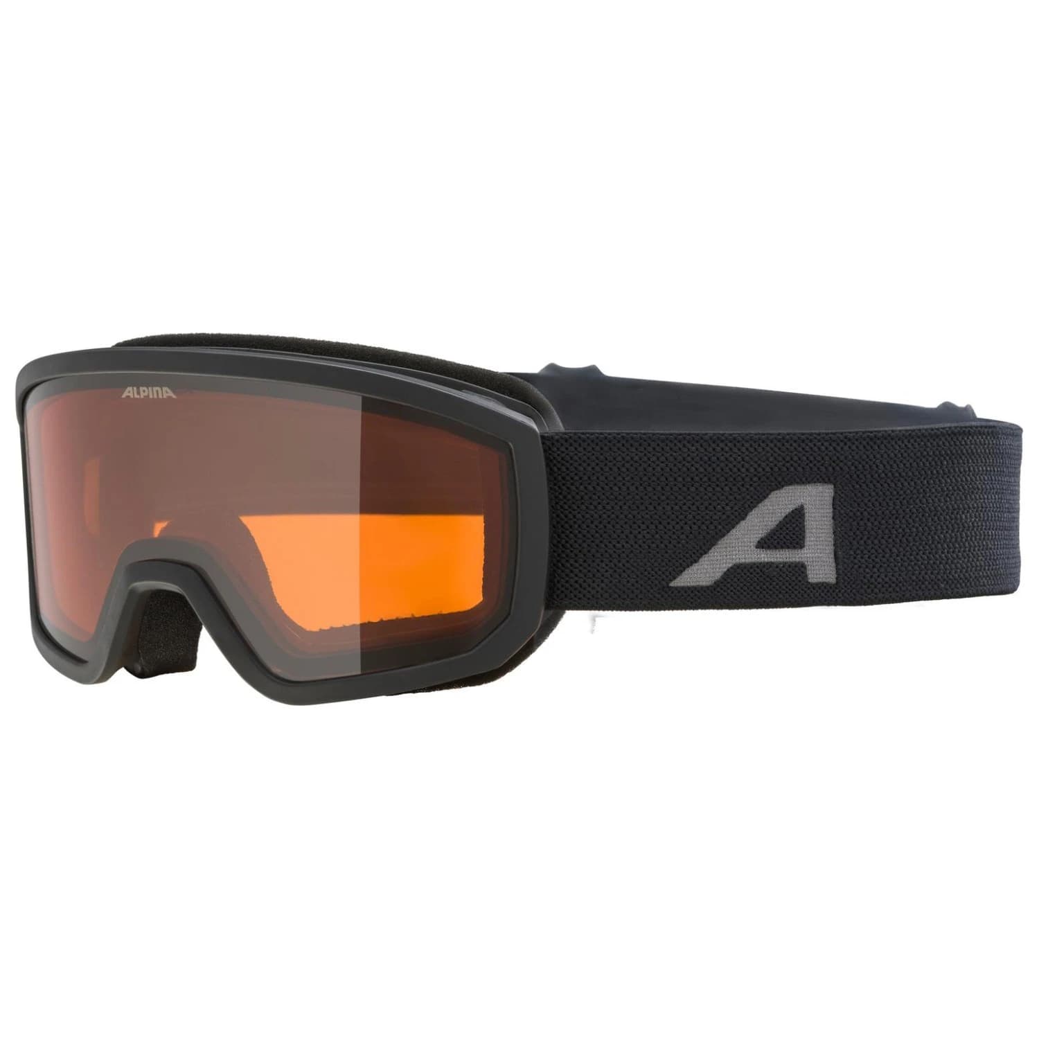 Детски слънчеви очила Alpina Kid's Scarabeo S2 Ski goggles - Black Matt / Orange