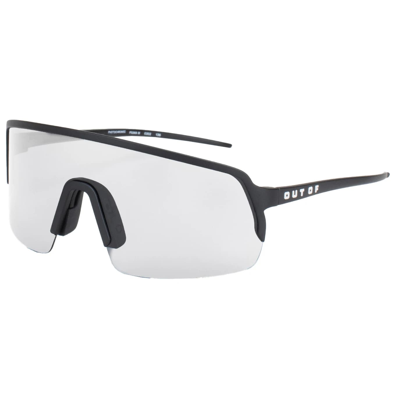 Очила за колоездене Out Of Piuma Photochromic S0-2 Cycling glasses - Black / White / Clear To Grey