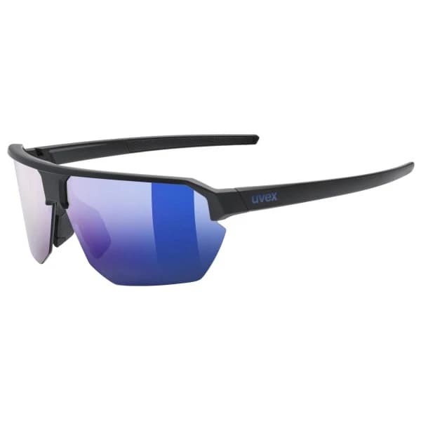 Очила за колоездене Uvex Vectiv Mirror S3 Cycling glasses - Black Matt / Blue Mirror
