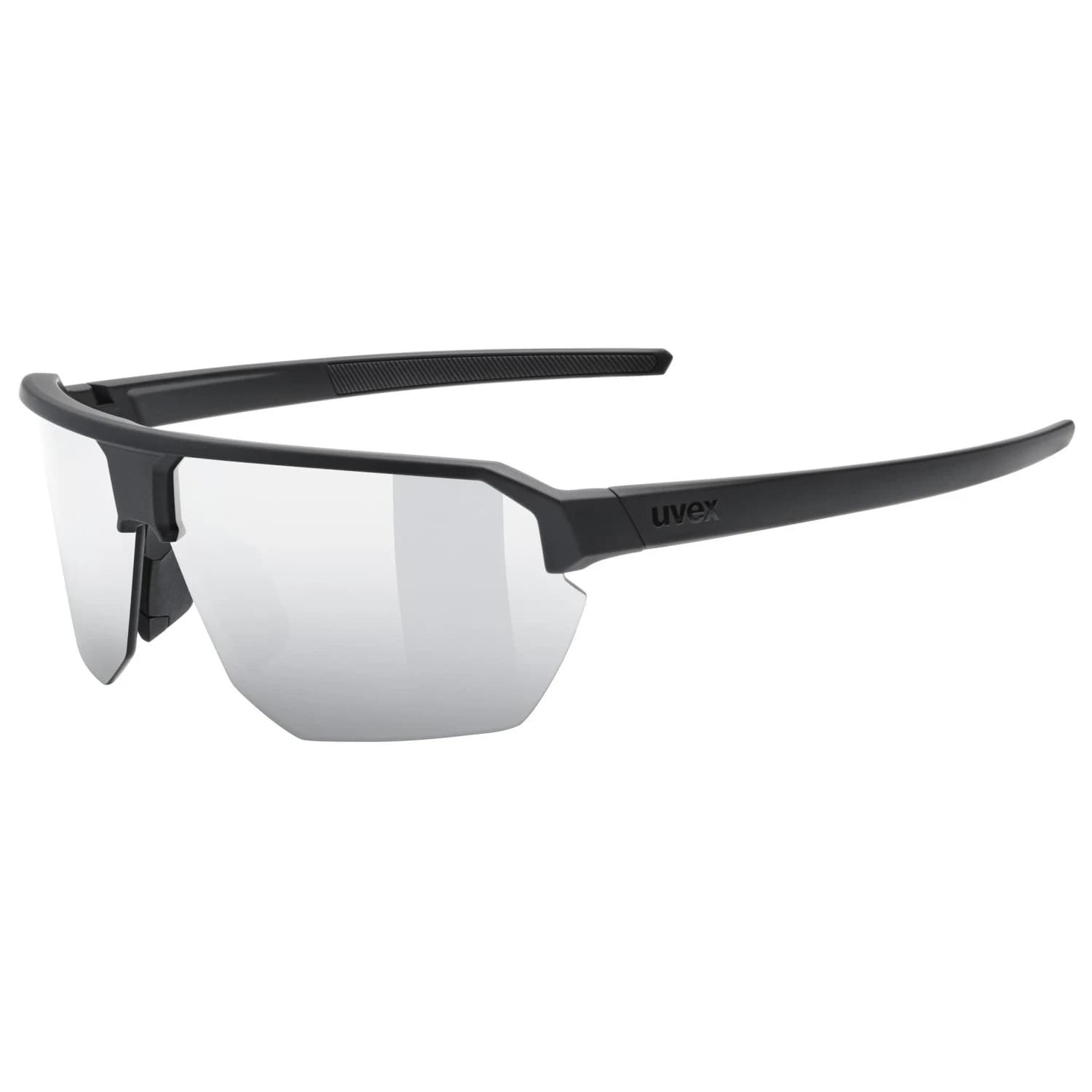 Очила за колоездене Uvex Vectiv Mirror S3 Cycling glasses - Black Matt / Silver Mirror