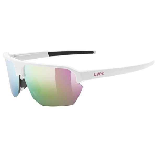 Очила за колоездене Uvex Vectiv Mirror S3 Cycling glasses - White Matt / Pink Mirror