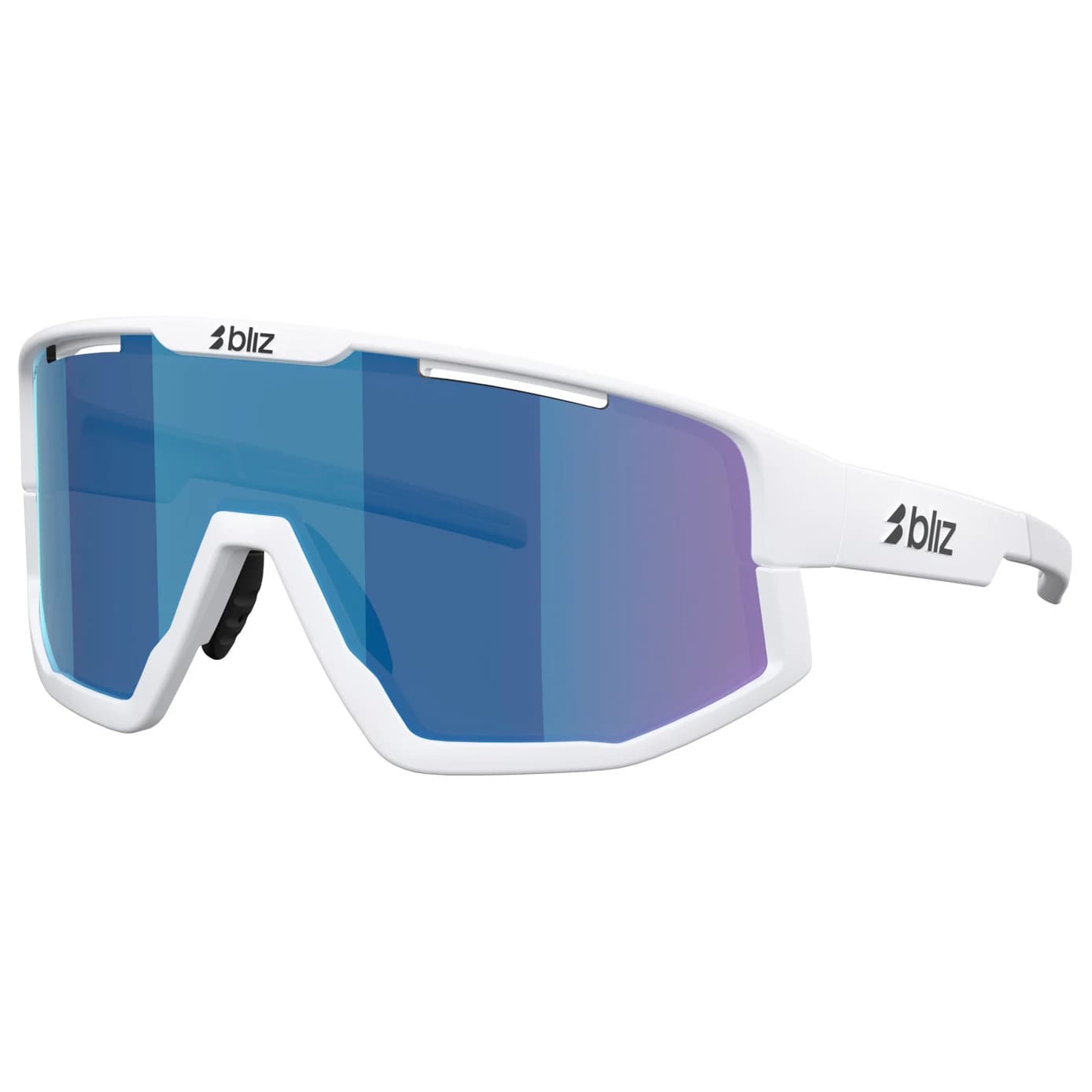 Очила за колоездене Bliz Fusion S3 Cycling glasses - Matte White / Smoke / Blue Multi