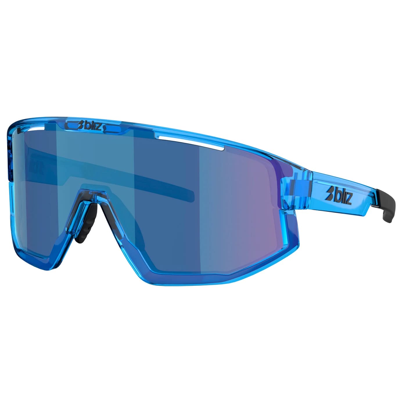 Очила за колоездене Bliz Fusion S3 Cycling glasses - Transparant Blue / Smoke / Blue Multi