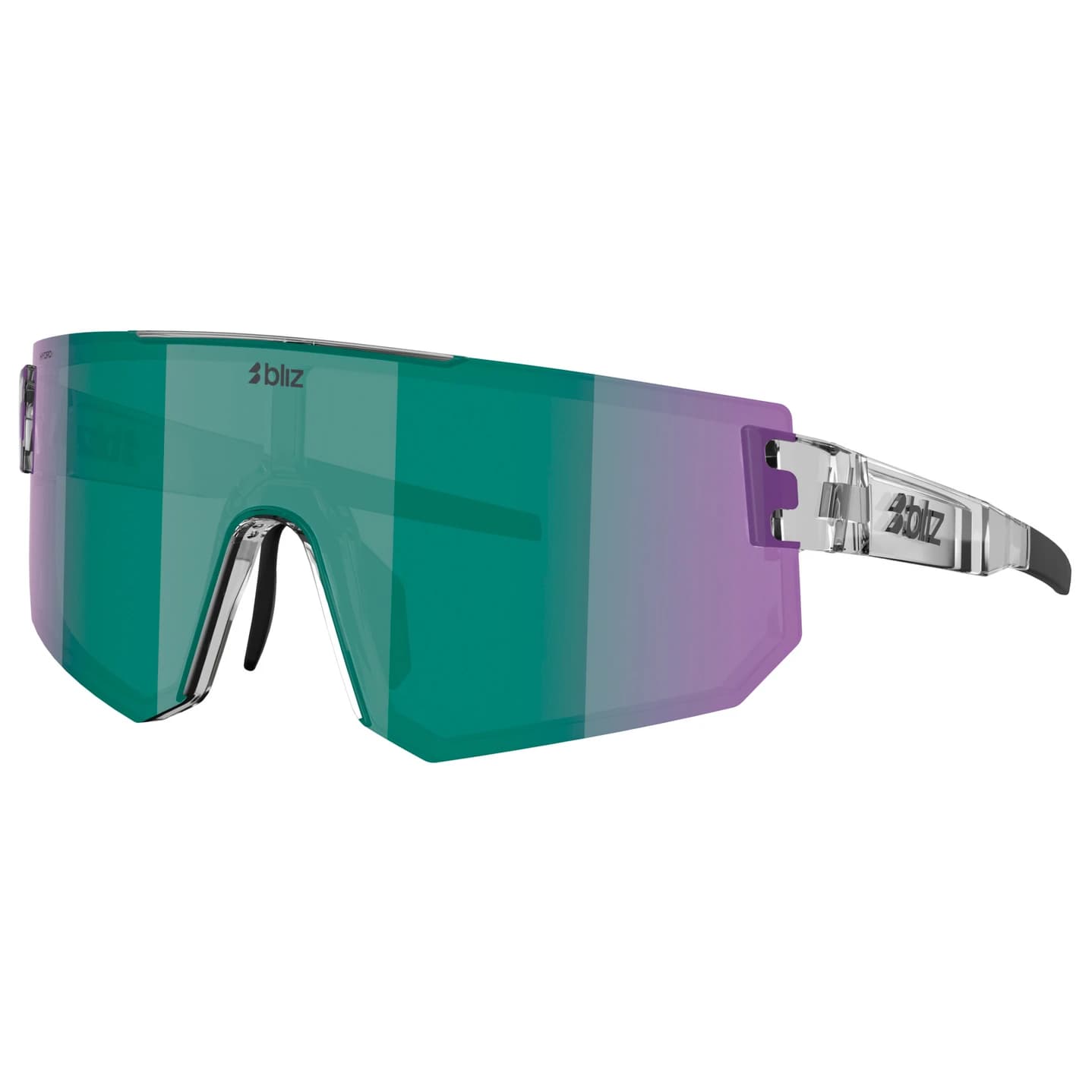 Очила за колоездене Bliz P005 S3 Cycling glasses - Crystal Black / Green / Green Multi