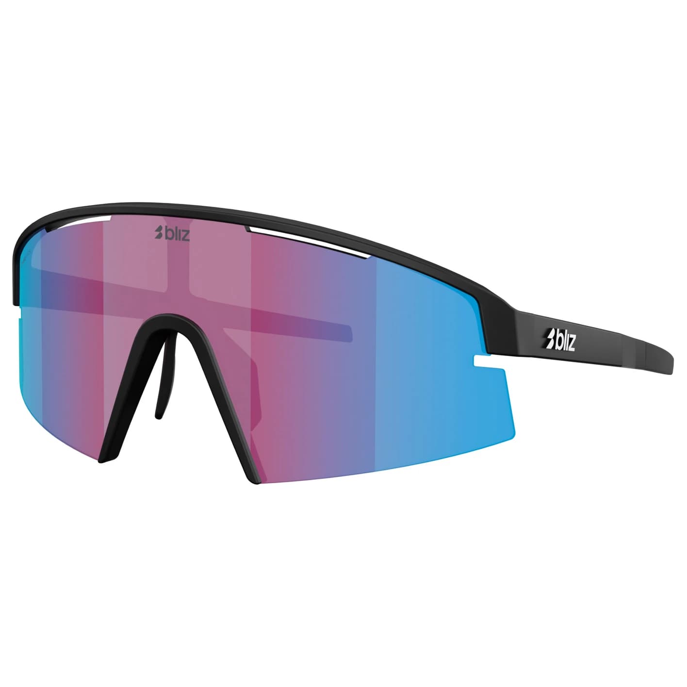 Очила за колоездене Bliz P006 S2 Cycling glasses - Matte Black / Nano Optics Violet / Blue Multi