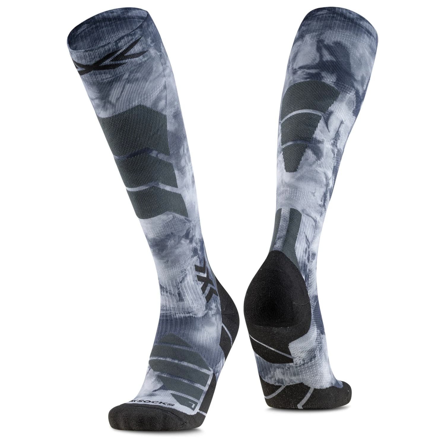 Ски чорапи X-Socks Ski Expert Wild OTC Ski socks - Tiedye X Black / X White