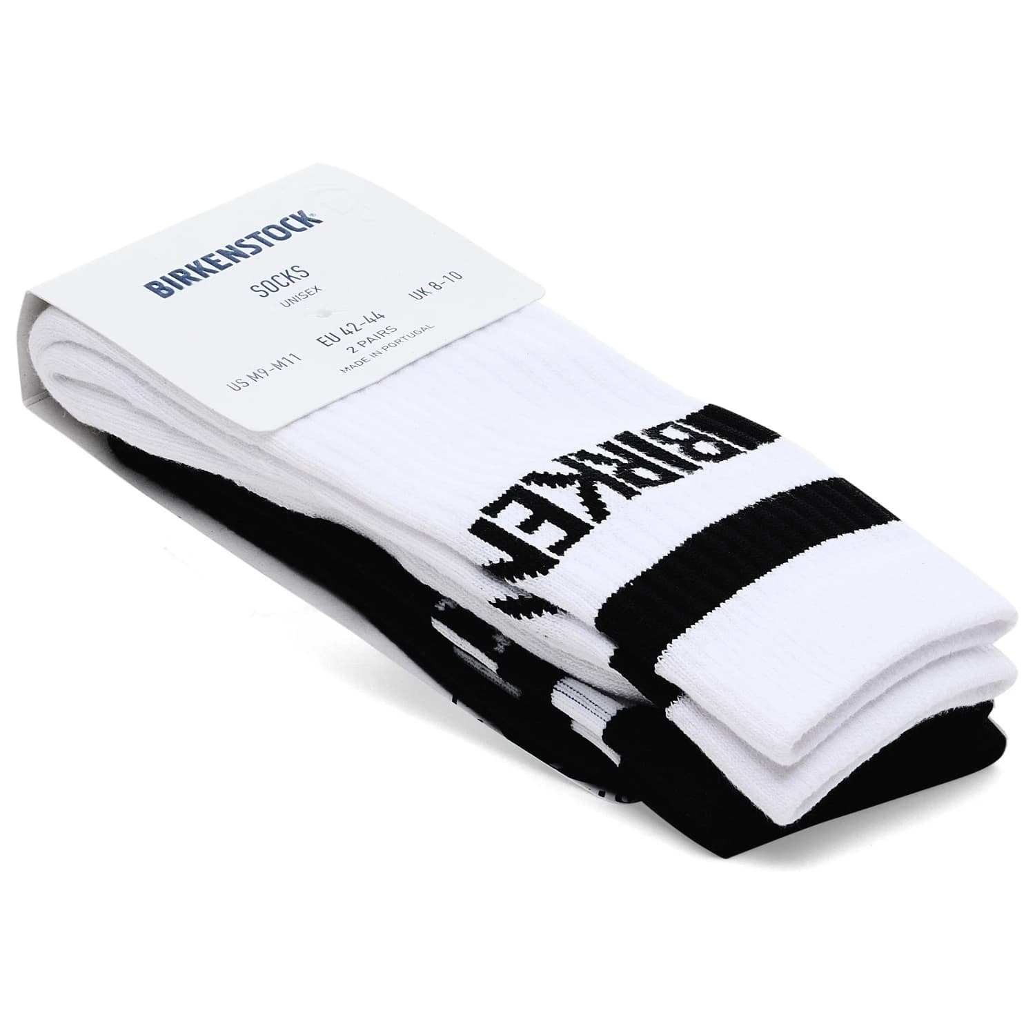 Спортни чорапи Birkenstock Cotton Crew Stripe 2-Pack Sports socks - Black / White
