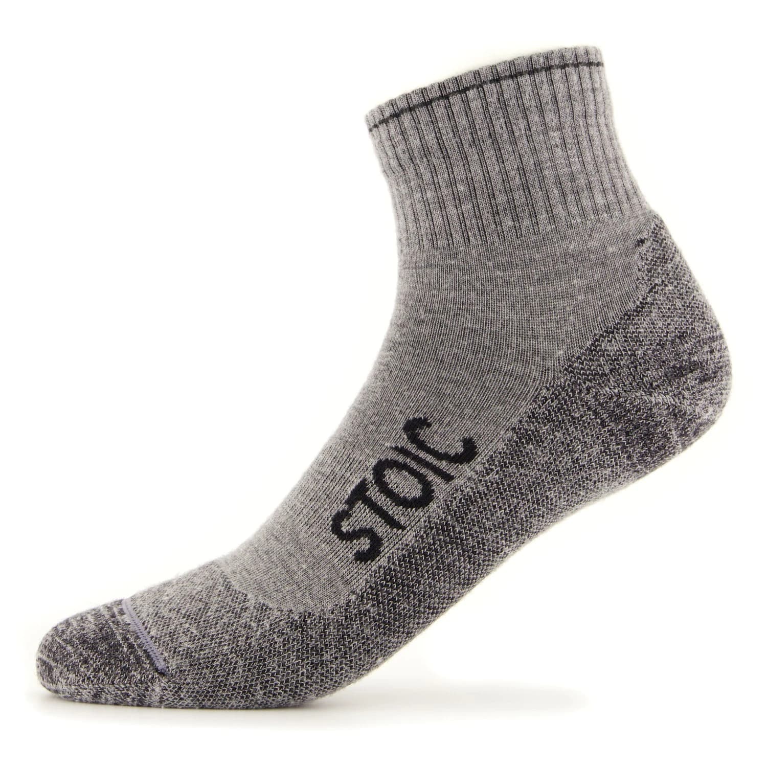 Мериносови чорапи Stoic Wool Silk Hiking Quarter Socks Merino socks - Light Grey