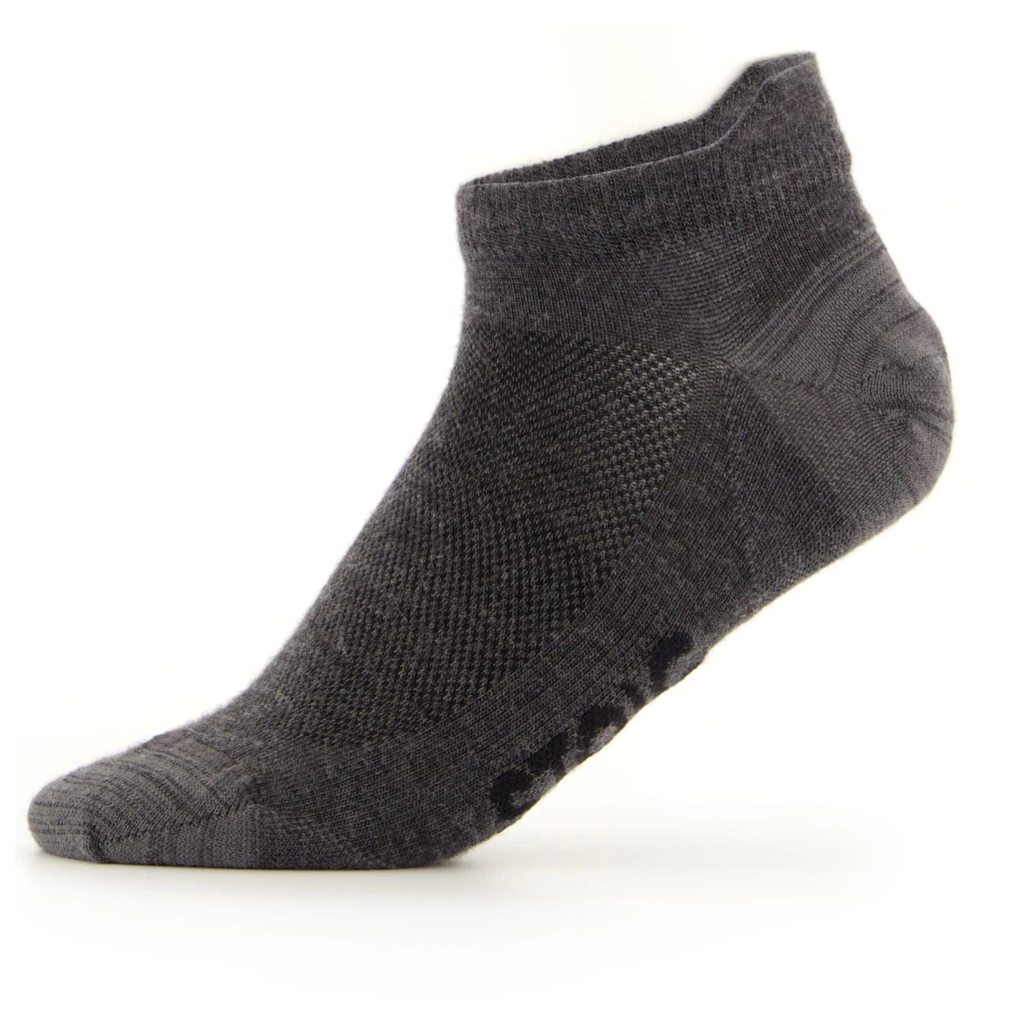 Мериносови чорапи Stoic Wool Silk light Hiking No Show Socks Merino socks - Dark Grey Melange