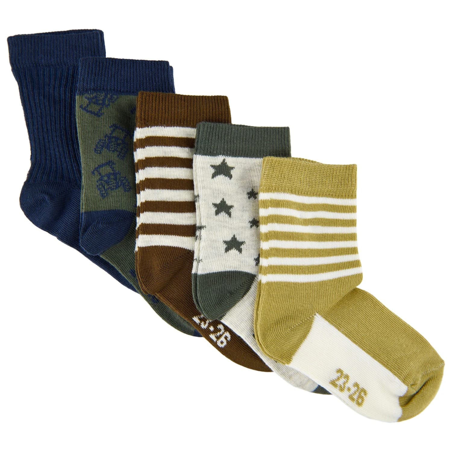 Детски спортни чорапи Minymo Kid's Sock with Pattern 5-Pack Sports socks - Thrush