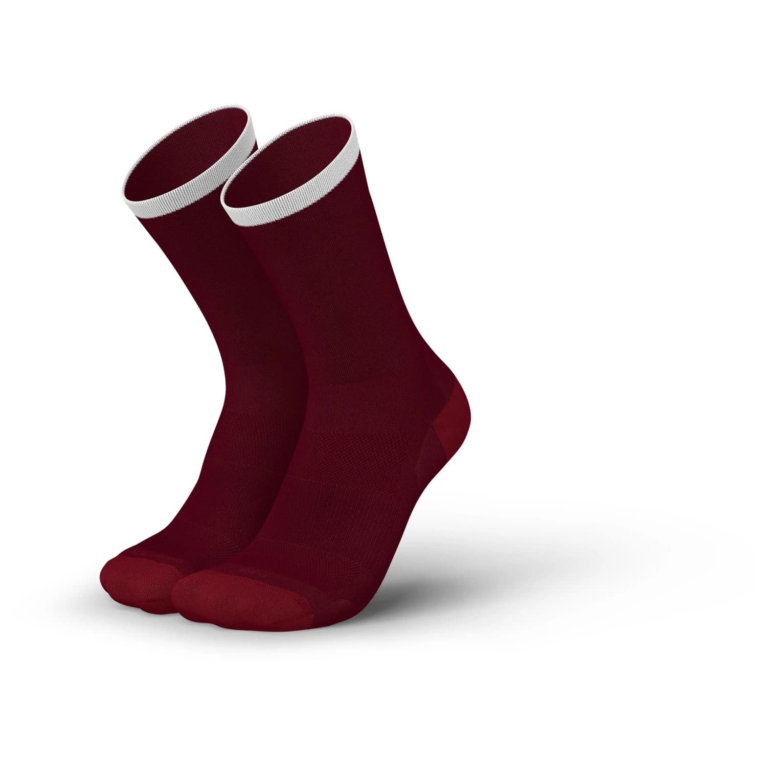 Чорапи за бягане INCYLENCE Pure V1 Cycling socks - Bordeaux
