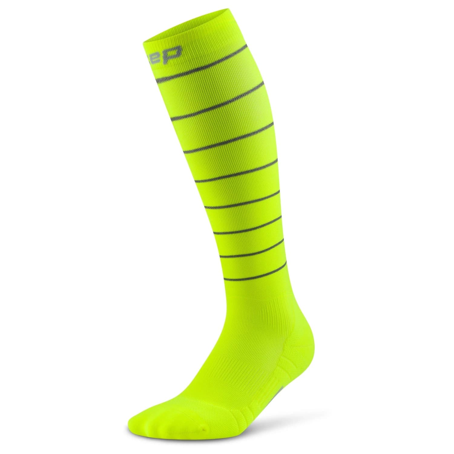 Мъжки компресионни чорапи CEP Pro Run Reflective Tall 2.0 Compression socks - Neon Yellow