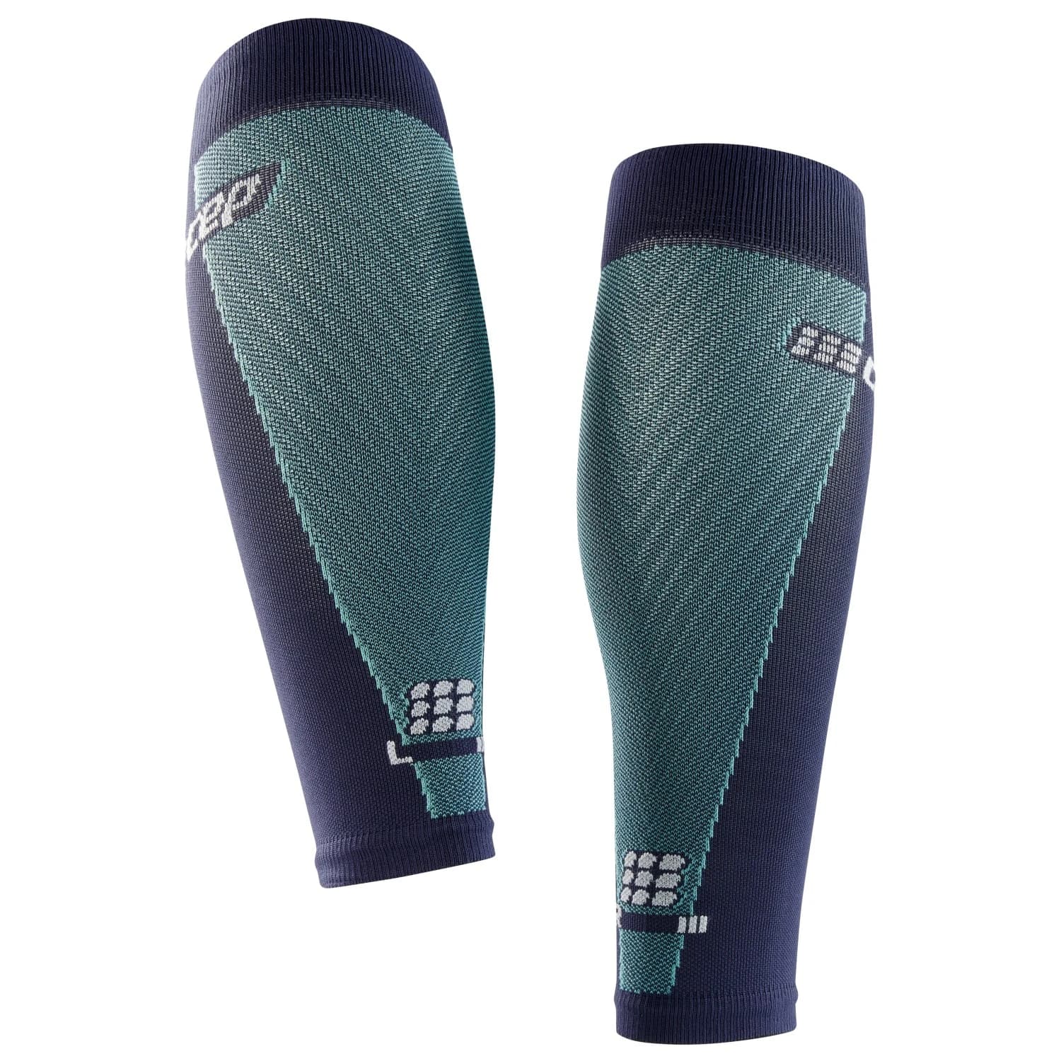 Мъжки компресионни чорапи CEP Run Ultralight Sleeves Calf 4.0 Leg warmers - Blue / Dark Blue
