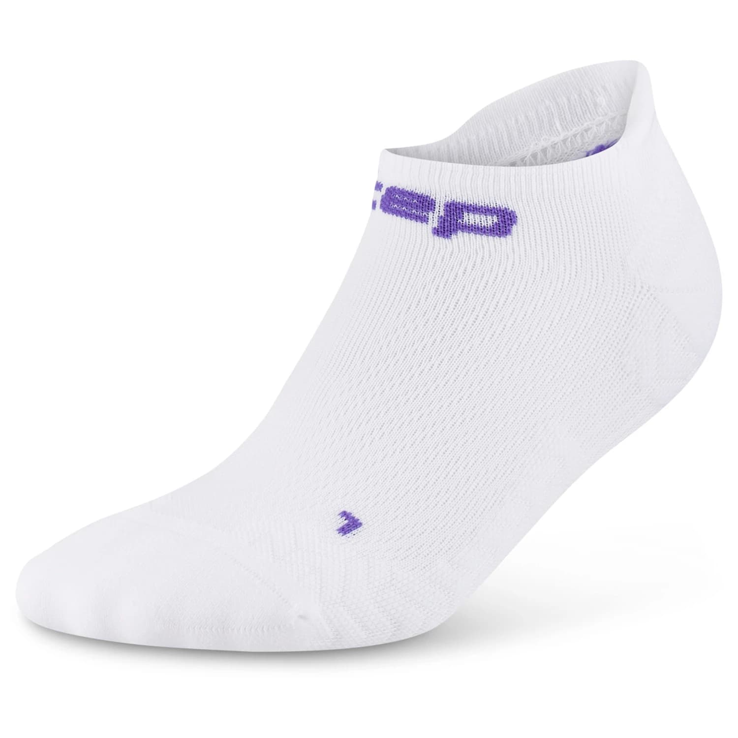 Дамски чорапи за бягане CEP Women's Run Ultralight No Show 4.0 Running socks - White