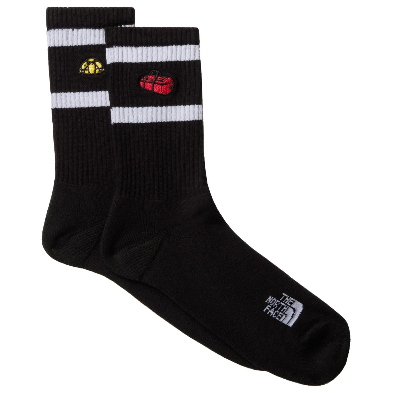Мъжки спортни чорапи The North Face Everyday Crew TNF Icons Sock 2-Pack Sports socks - TNF Black