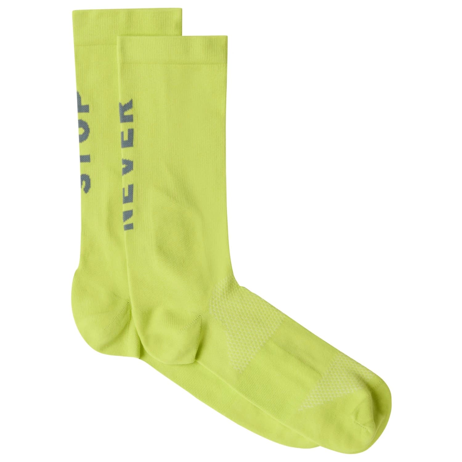 Чорапи за бягане The North Face Never Stop Trail Run Crew Sock Running socks - Fizz Lime / Granite Grey