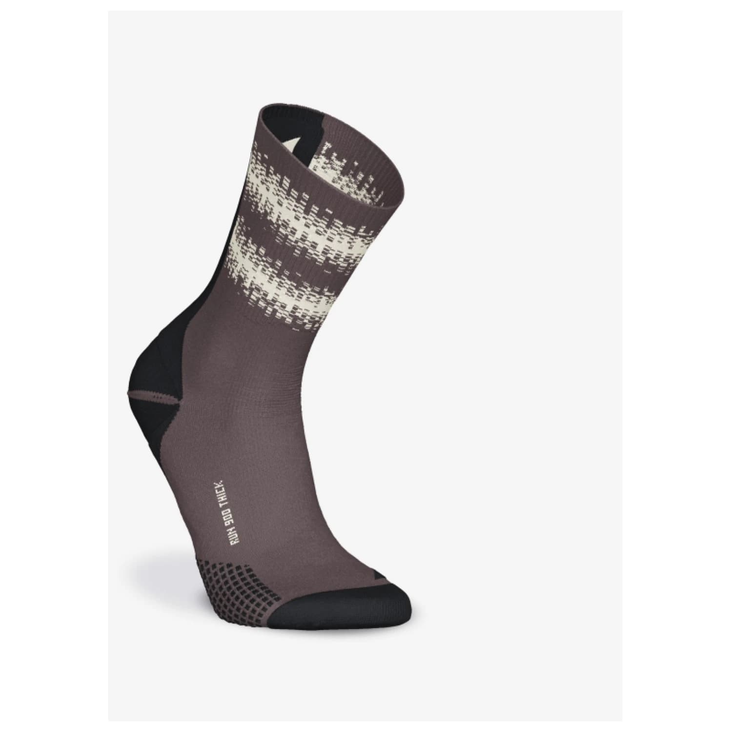 Чорапи за бягане KIPRUN Sock Run 900 Thick UC Running socks - Brown