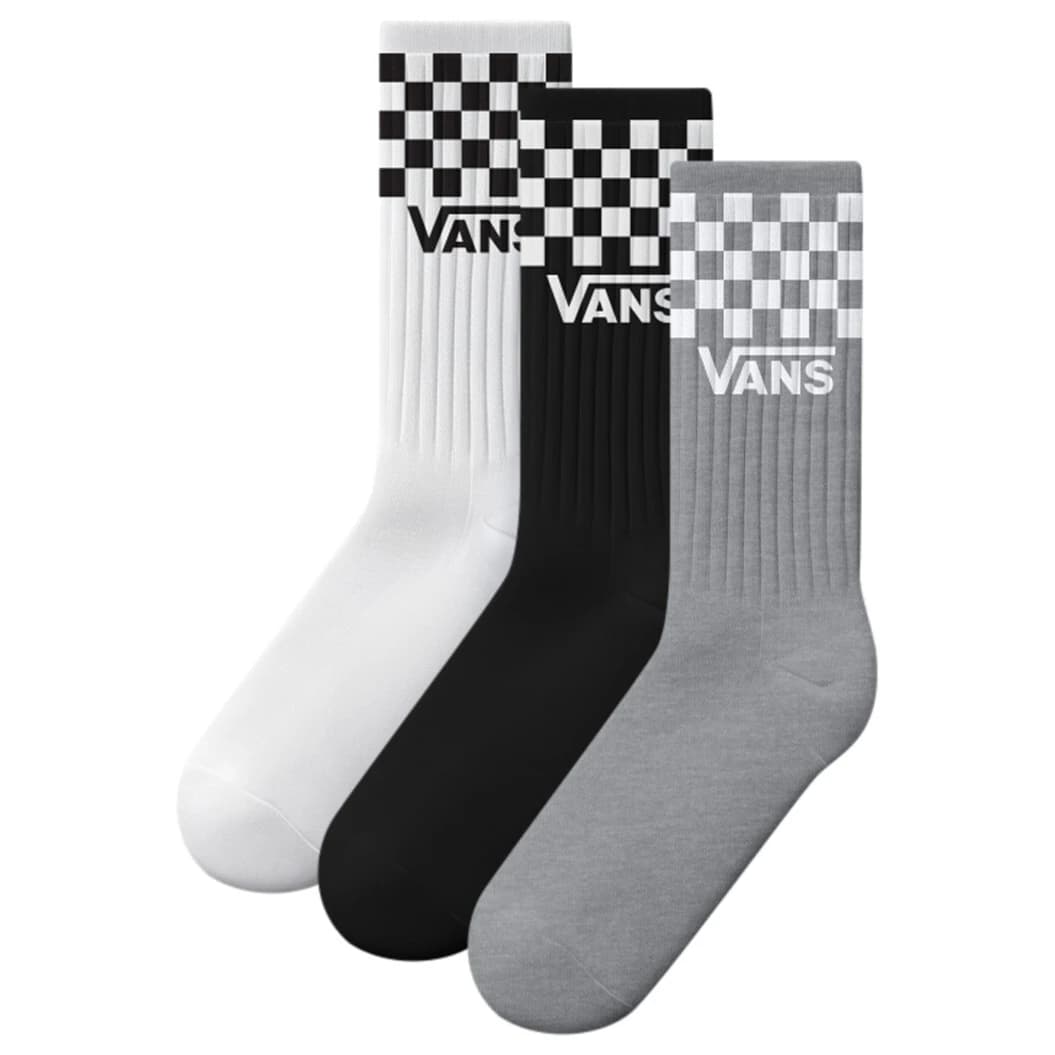 Спортни чорапи Vans Classic Check Crew Sports socks - Black / White