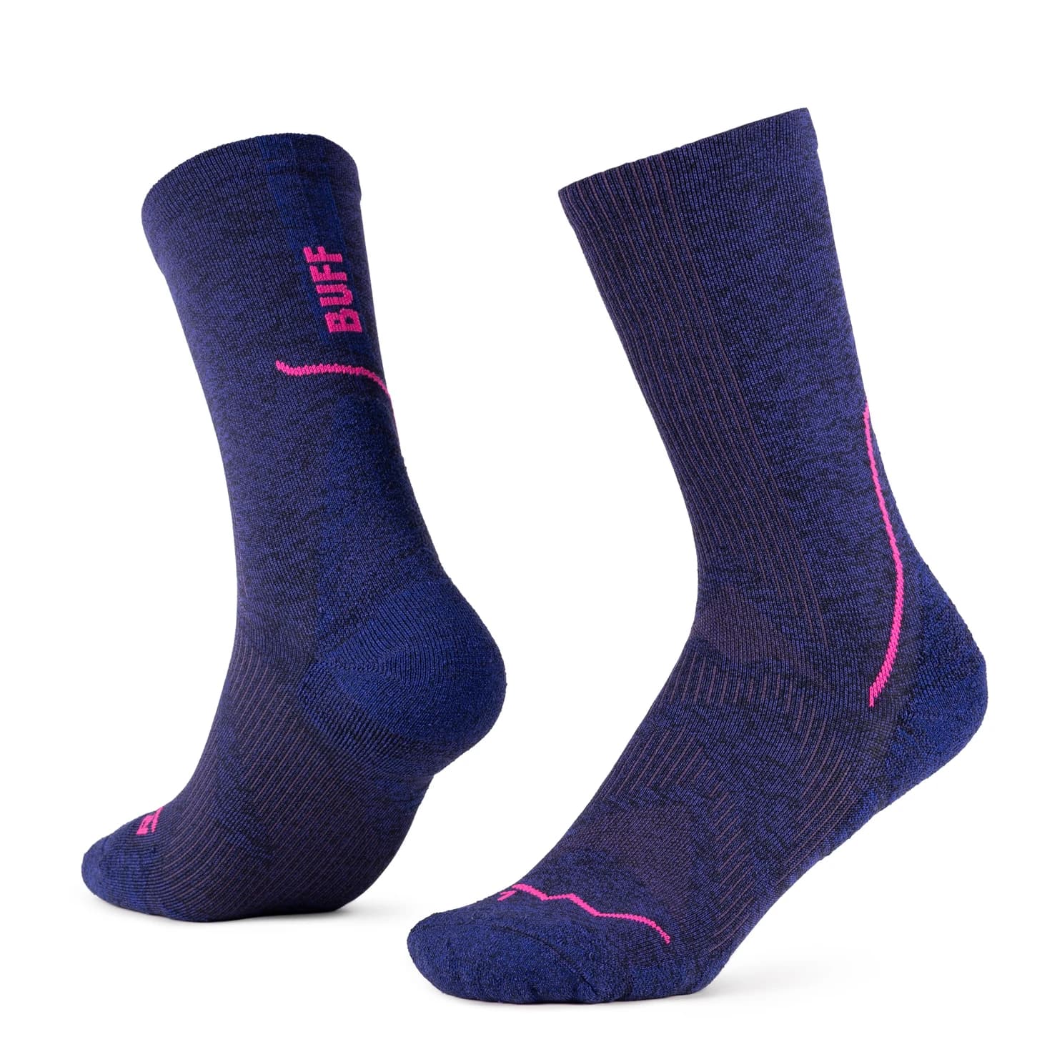 Чорапи за бягане Buff Dryflx Crew Sock Running socks - Ultramarine