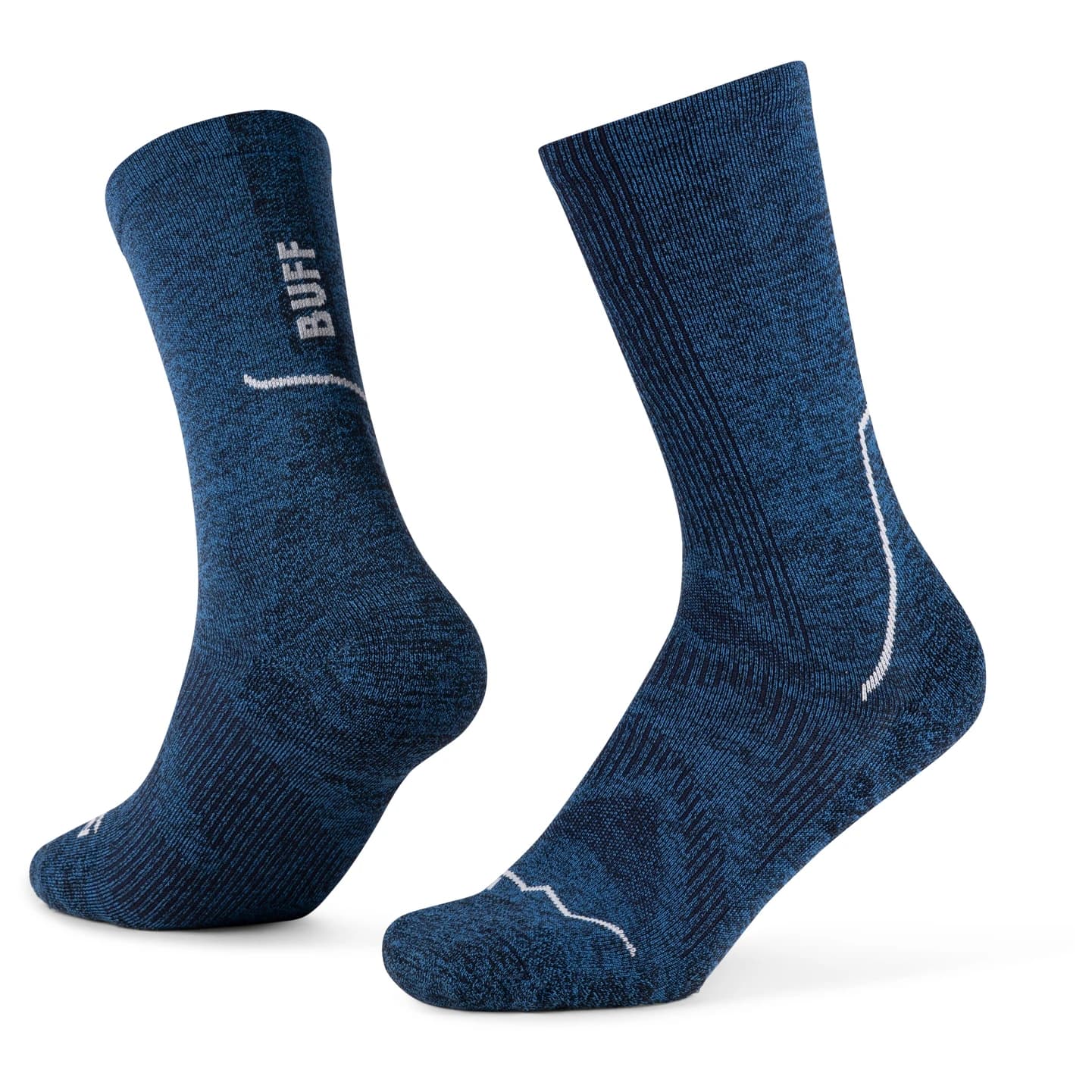 Чорапи за бягане Buff Dryflx Crew Sock Running socks - Blue