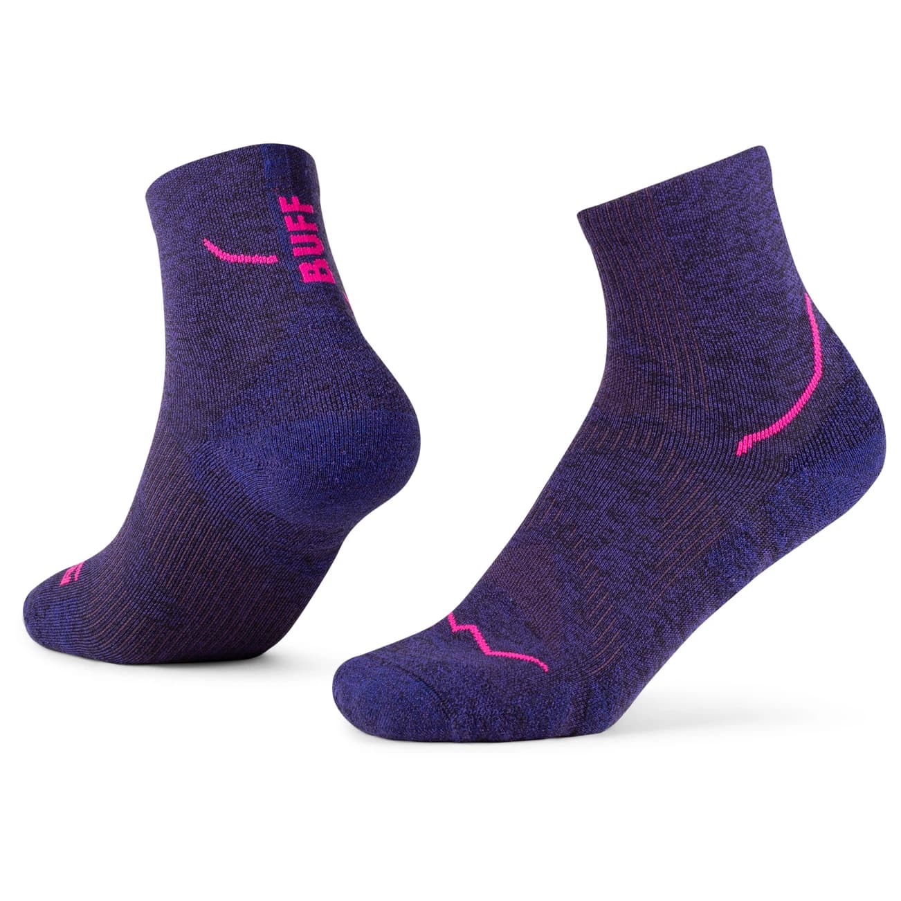 Чорапи за бягане Buff Dryflx Quarter Sock Running socks - Ultramarine