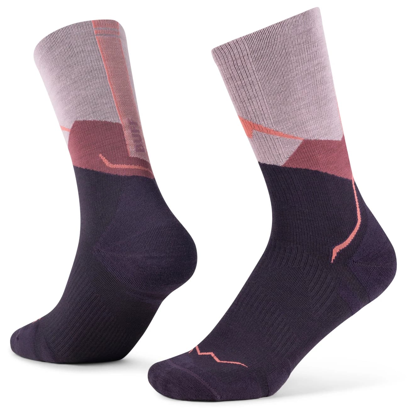Мериносови чорапи Buff Merino Lightweight Crew Sock LWC1 Merino socks - Pink