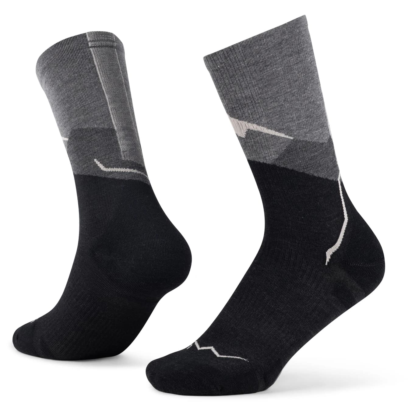 Мериносови чорапи Buff Merino Lightweight Crew Sock LWC1 Merino socks - Graphite