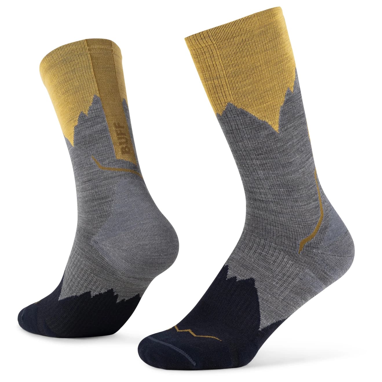 Мериносови чорапи Buff Merino Lightweight Crew Sock LWC3 Merino socks - Grey