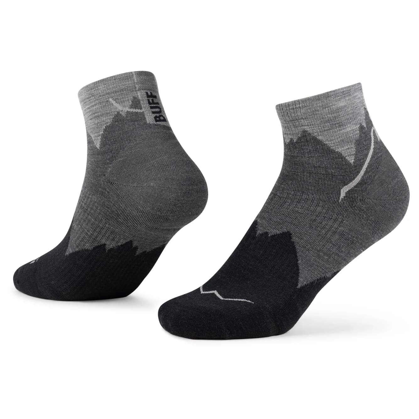 Мериносови чорапи Buff Merino Lightweight Quarter Sock LWQ3 Merino socks - Black