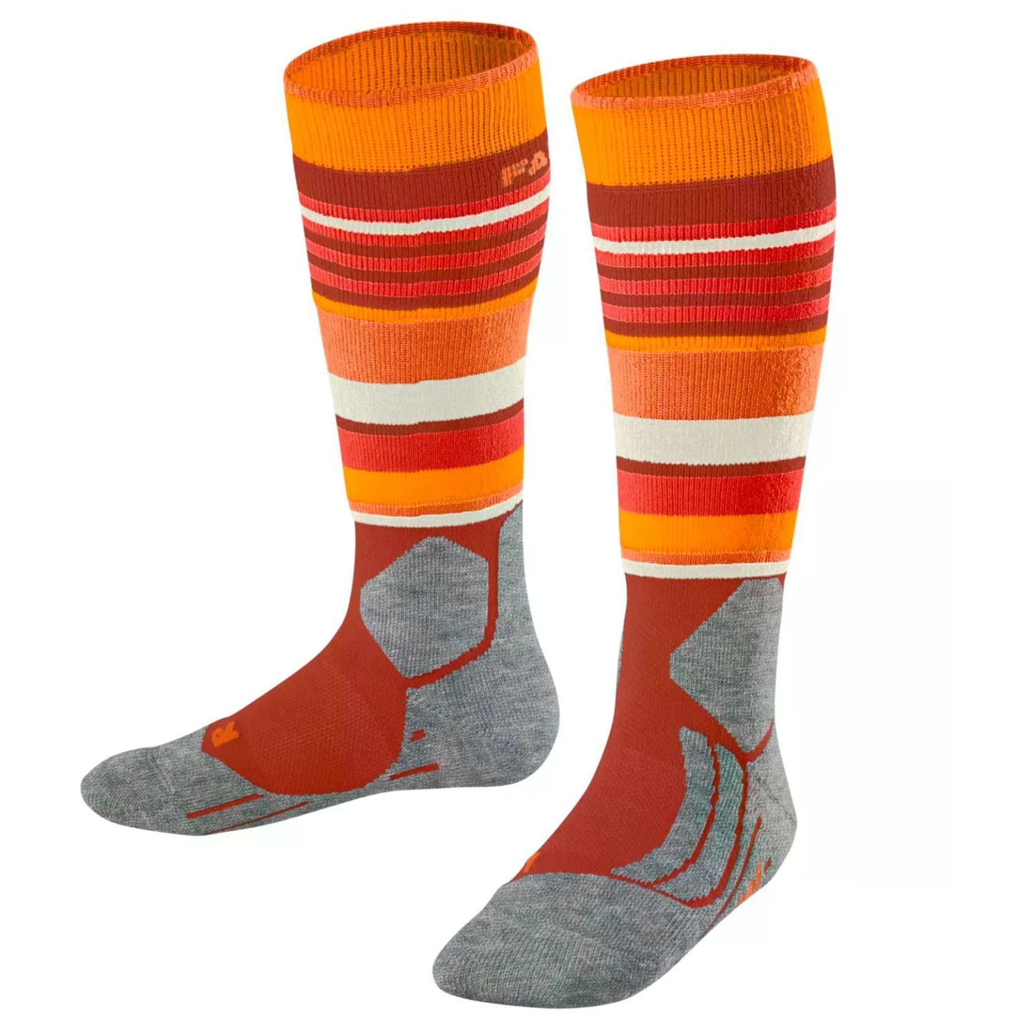 Детски ски чорапи Falke Kid's SK2 Intermediate Ski socks - Carrot Orange
