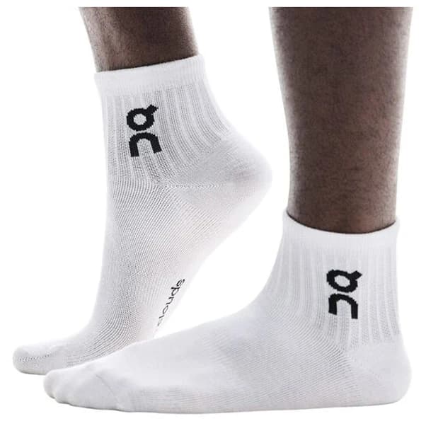 Спортни чорапи On Logo Sock Mid 3-Pack Sports socks - White
