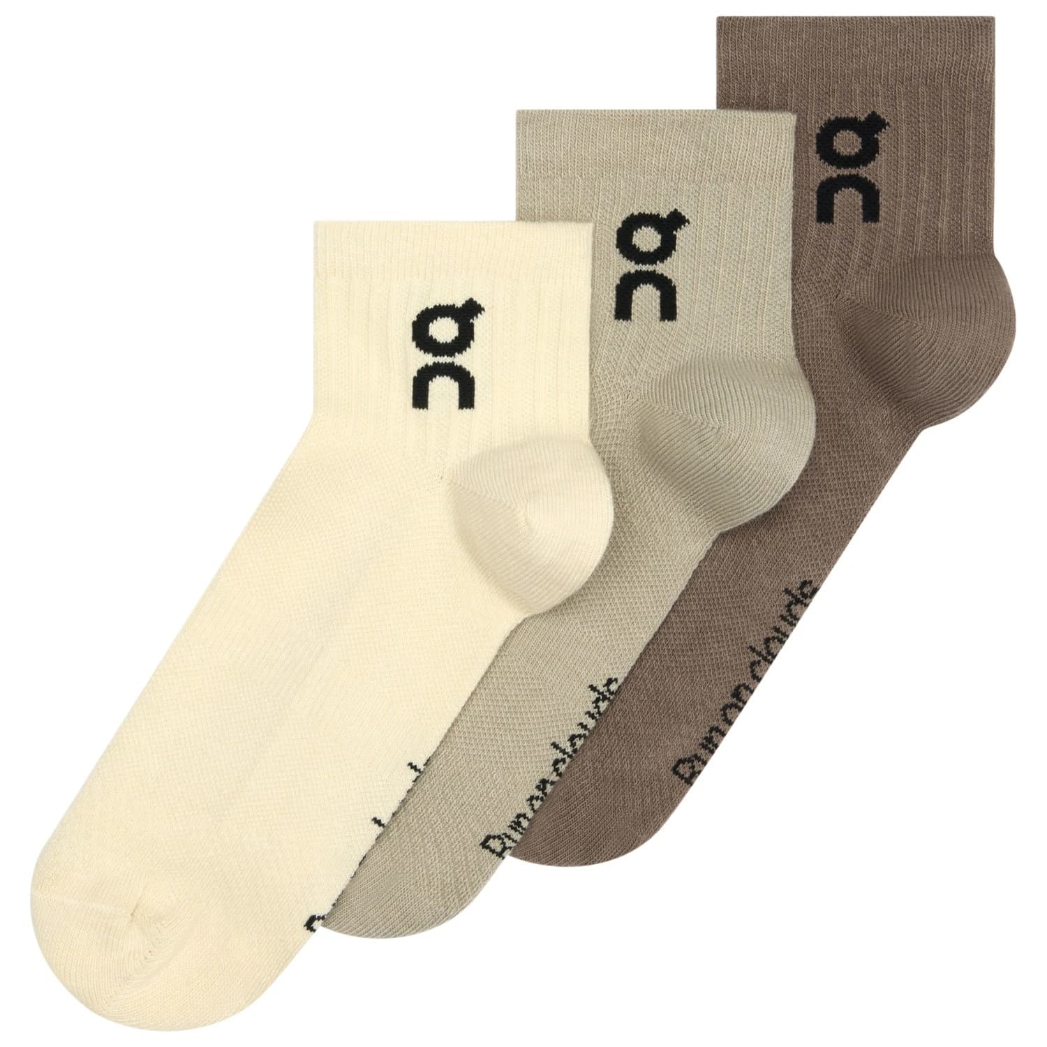 Спортни чорапи On Logo Sock Mid 3-Pack Sports socks - Hare / Brume