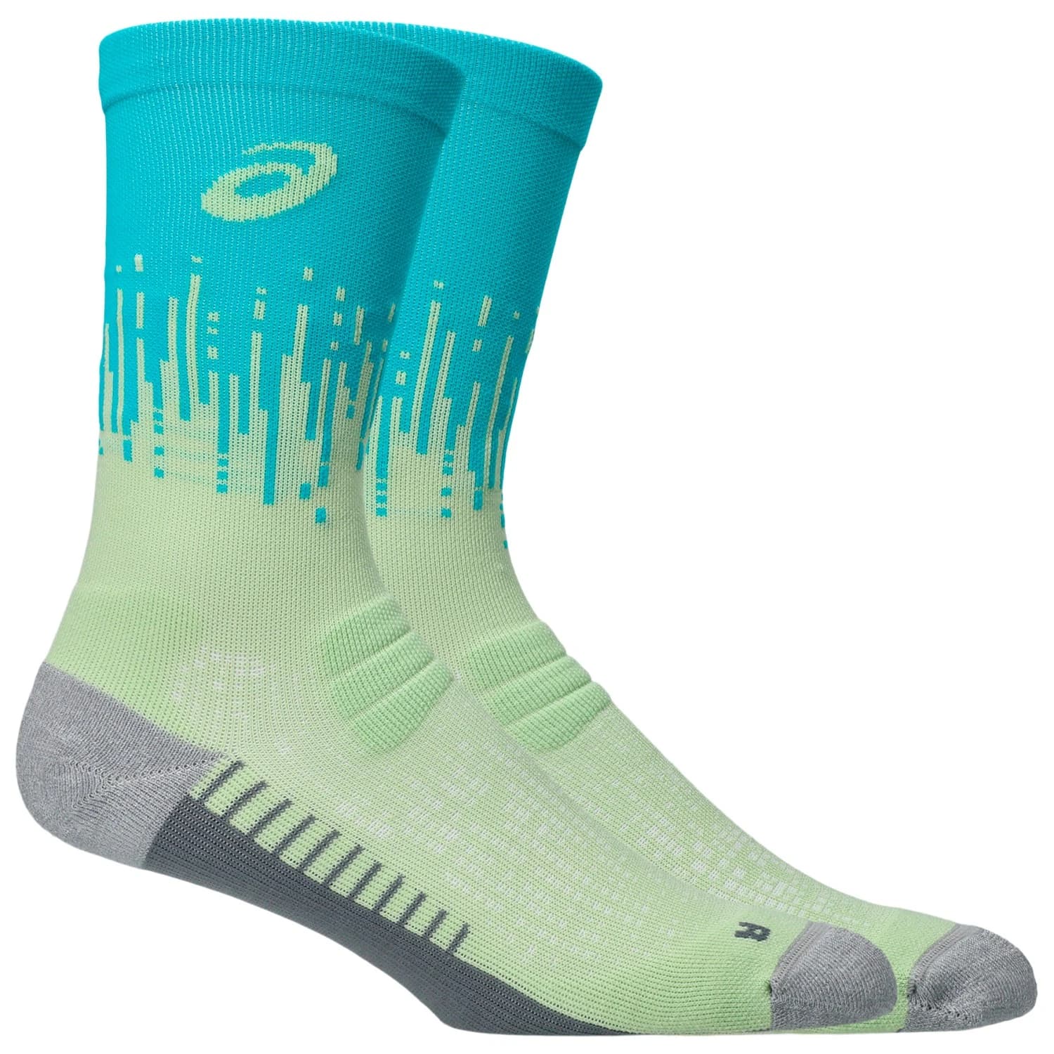 Чорапи за бягане Asics Performance Run Sock Crew Running socks - Illuminate Yellow / Energy Aqua